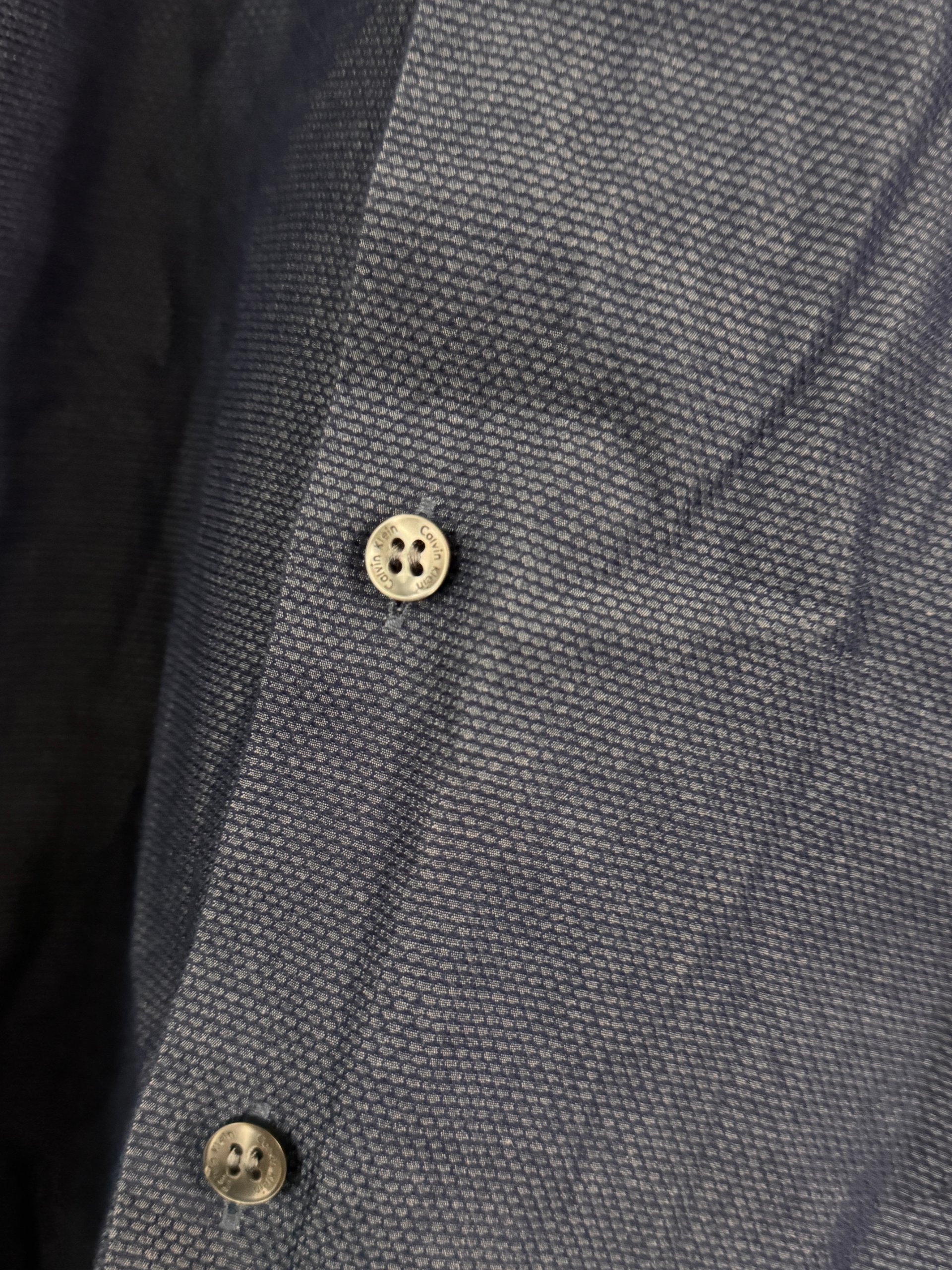 Calvin Klein Men's Navy Fitted Shirt Medium image 7