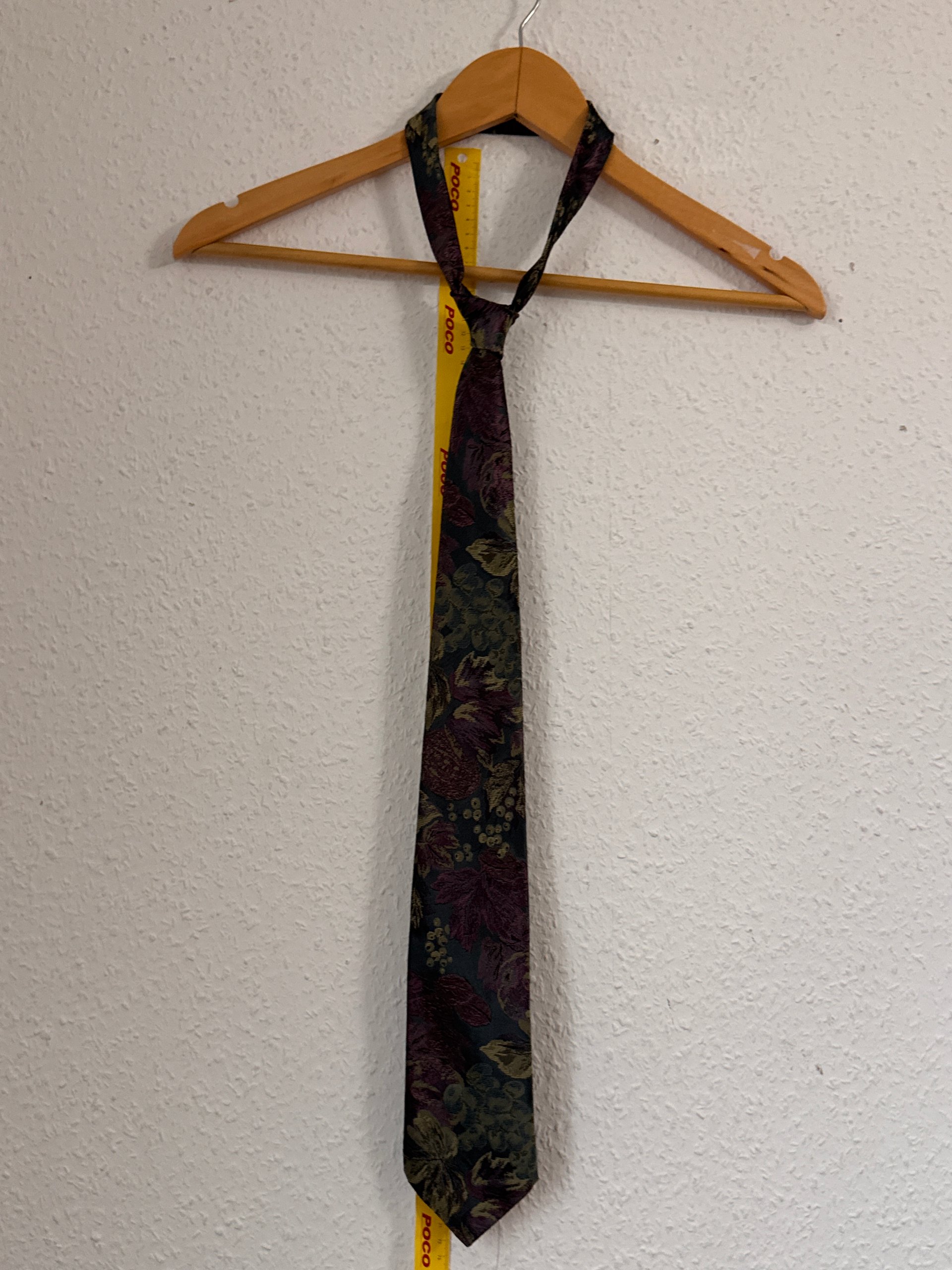 Vintage Multi Floral Patterned Woven Tie One Size 3152