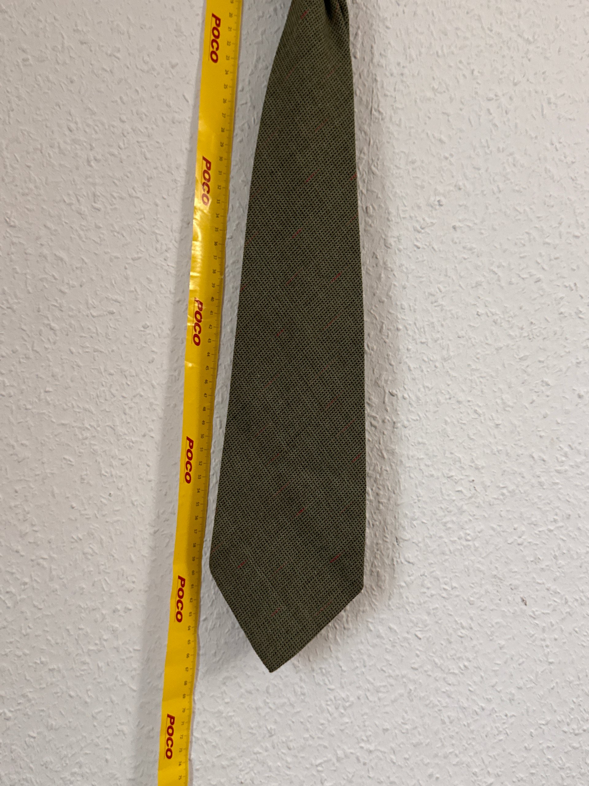 Juvelet Green Textured Pattern Tie 28 in (71 cm) Length 3155