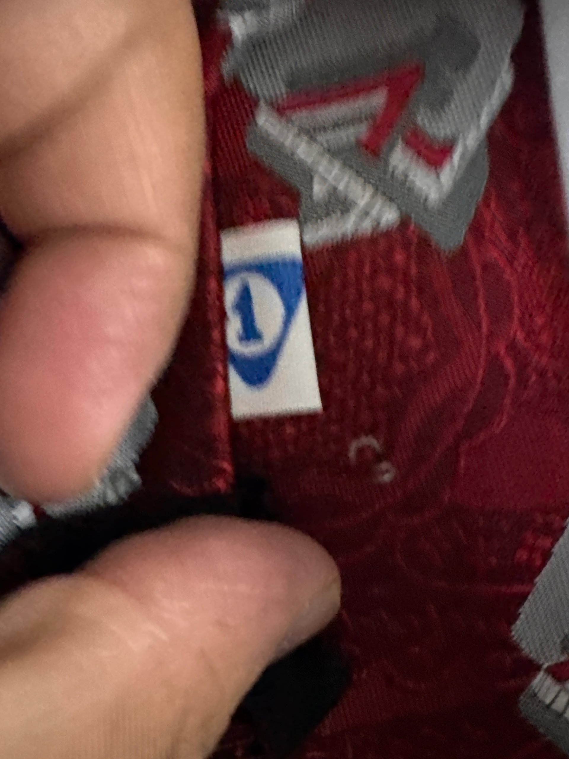 Red Patterned Men's Necktie 27 in Length 3157 image 10