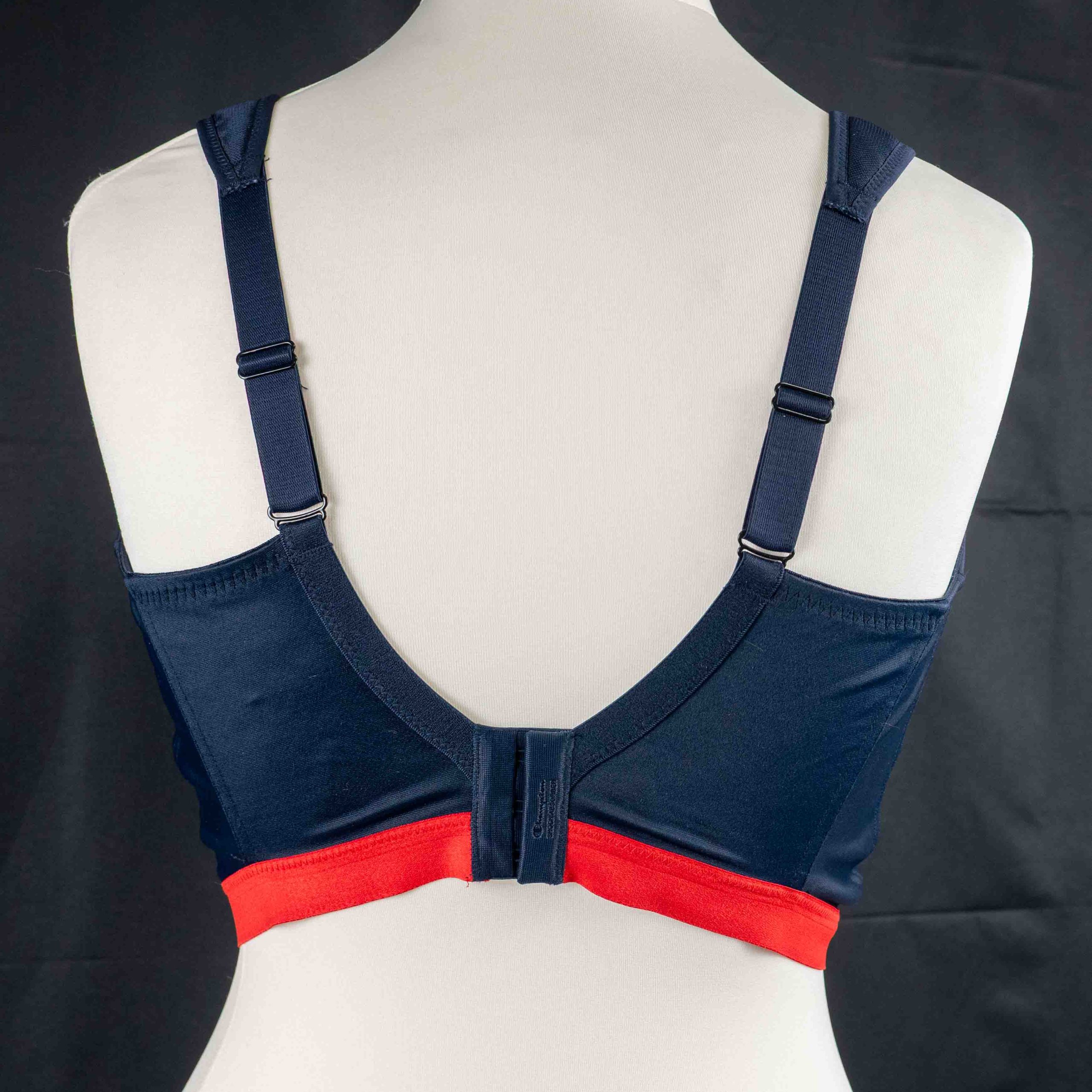 Champion 38H Navy & Red Shock Absorber Sports Bra NWT image 4
