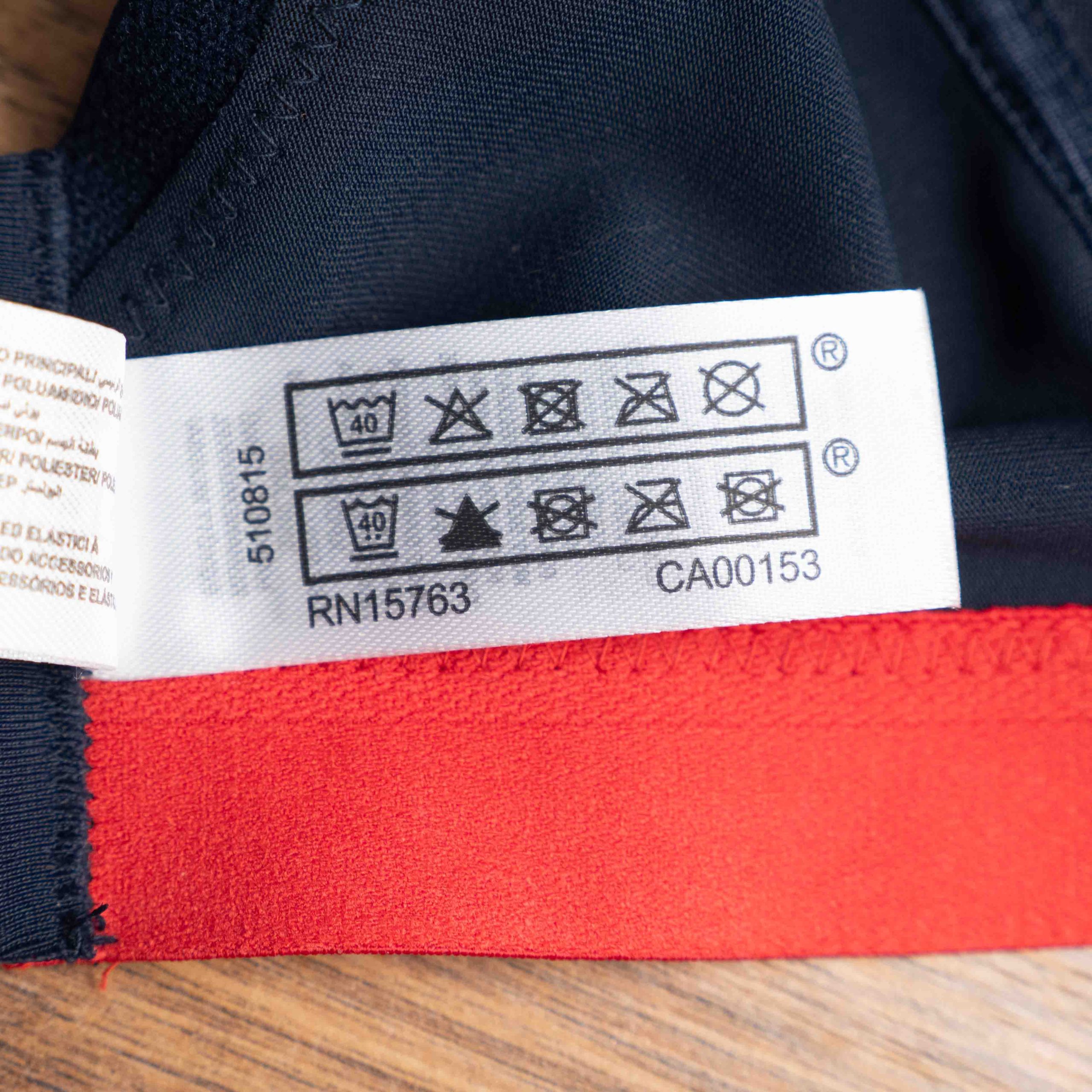Champion 38H Navy & Red Shock Absorber Sports Bra NWT image 6