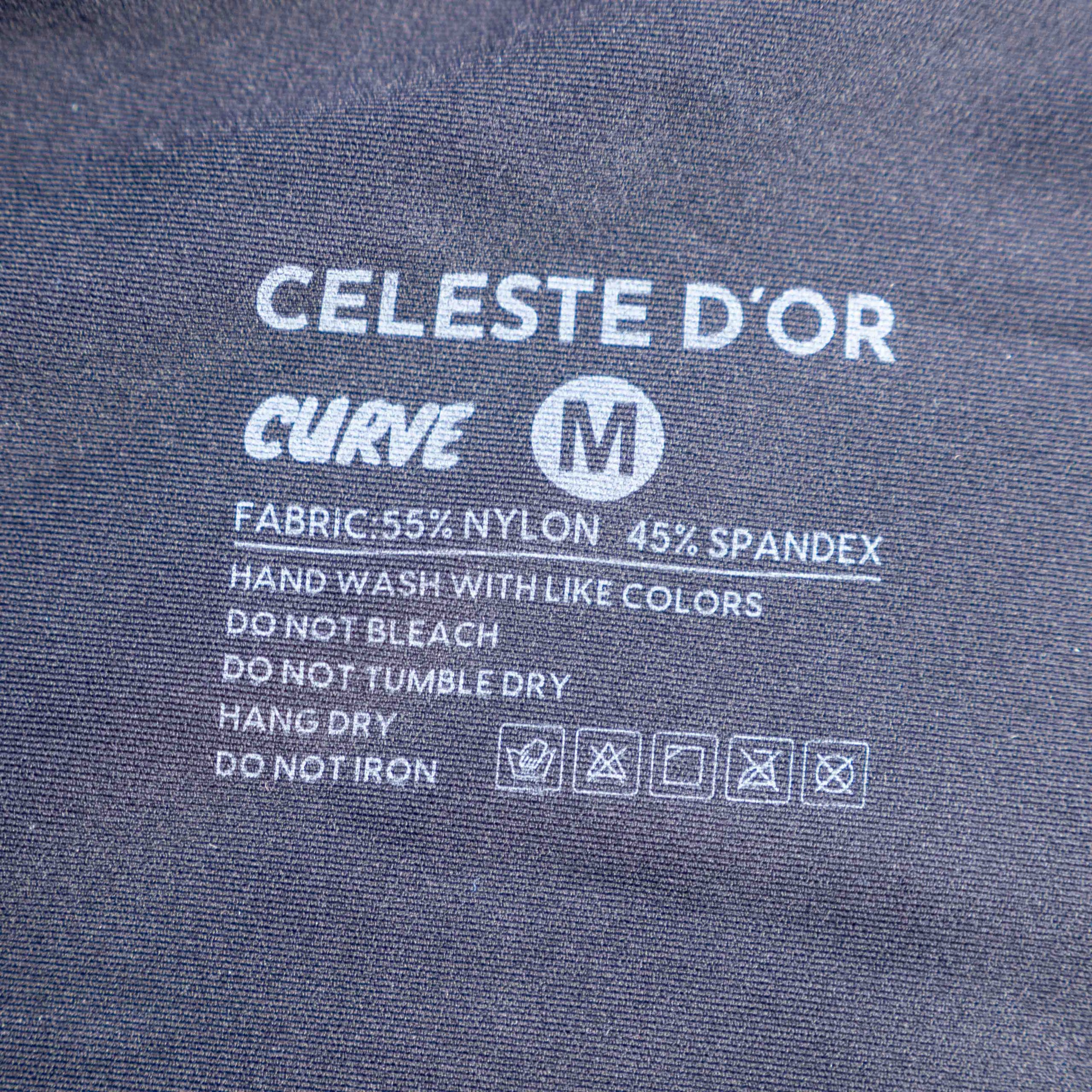 Celeste D'Or M Black Padded Curve Bra NWT image 4