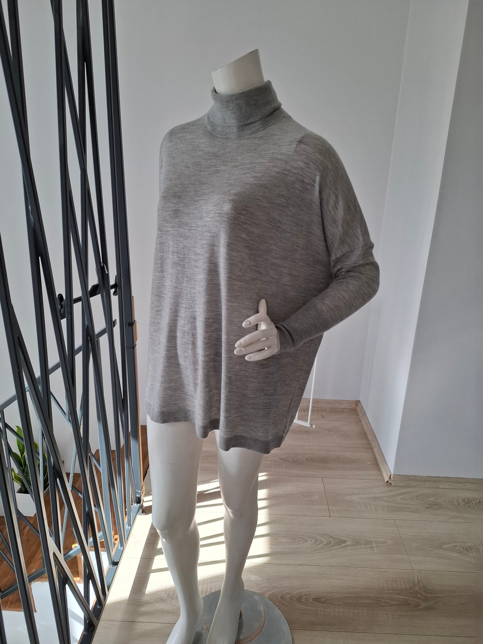 New N.Peal Cashmere Oversize Roll Neck Sweater Size L image 6