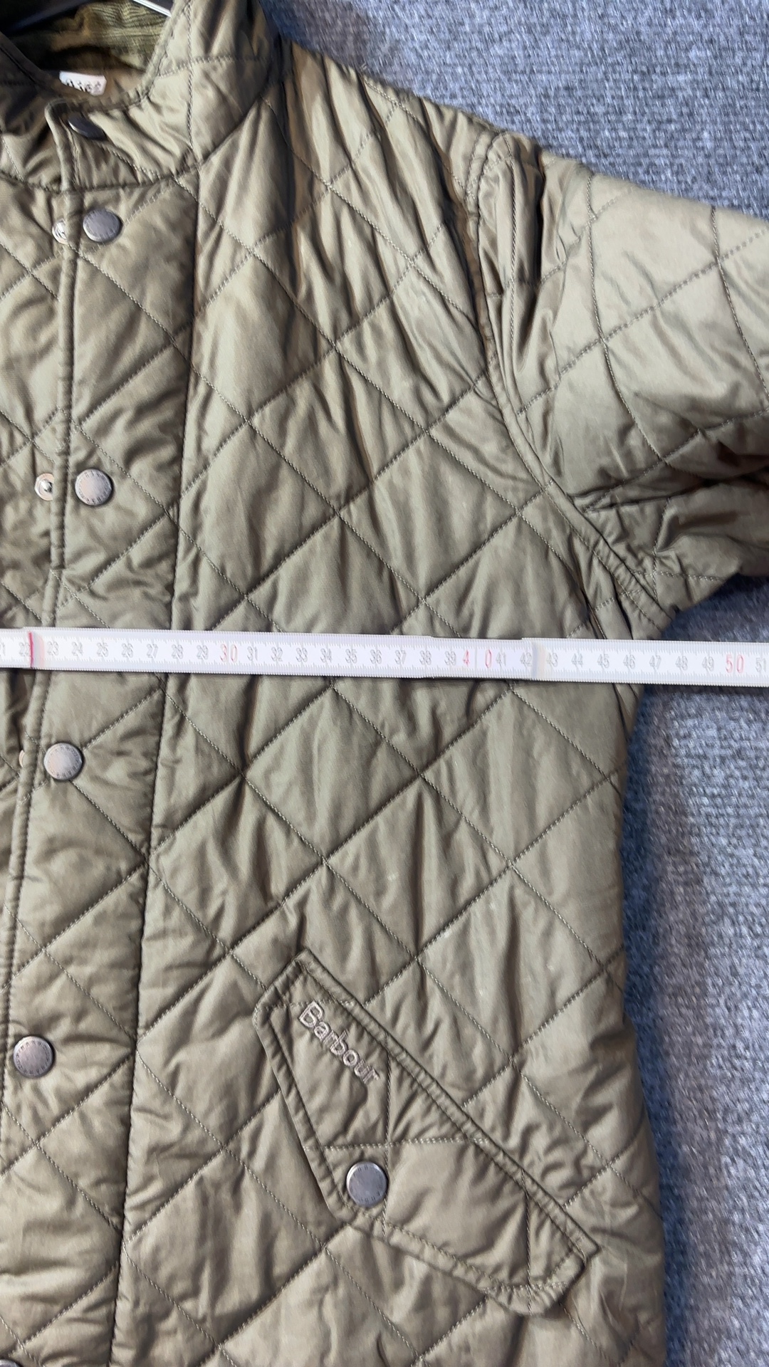 Barbour kids Olive Quilted Jacket XXL 14/16 Classic Style image 3
