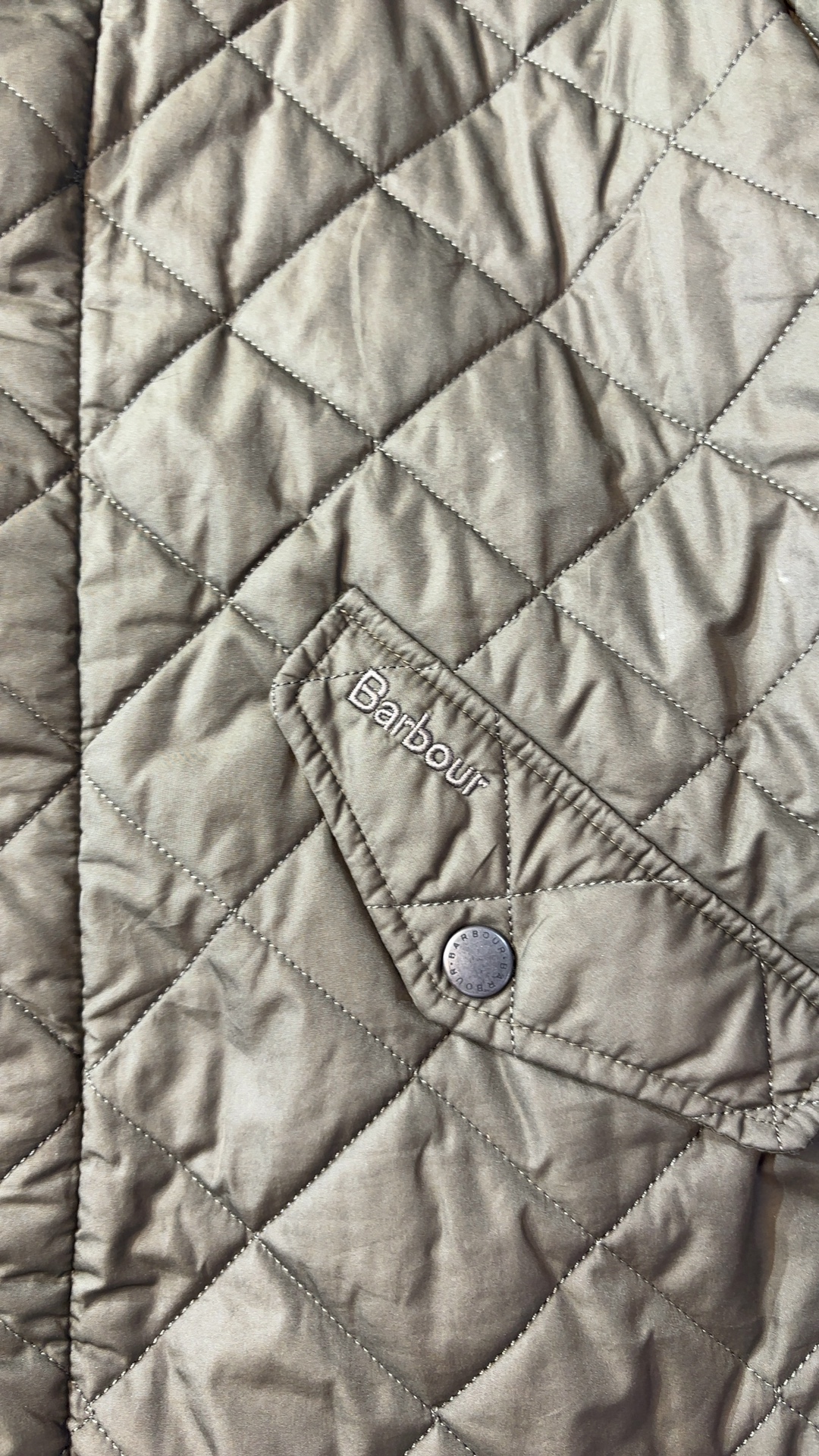 Barbour kids Olive Quilted Jacket XXL 14/16 Classic Style image 6