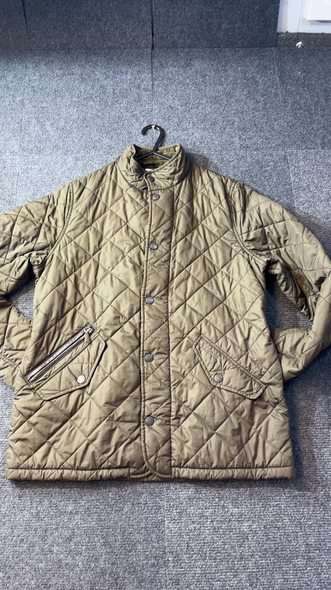 Barbour kids Olive Quilted Jacket XXL 14/16 Classic Style