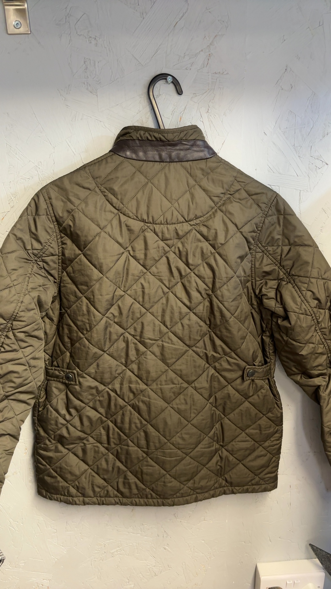 Barbour kids Olive Quilted Jacket XXL 14/16 Classic Style image 8