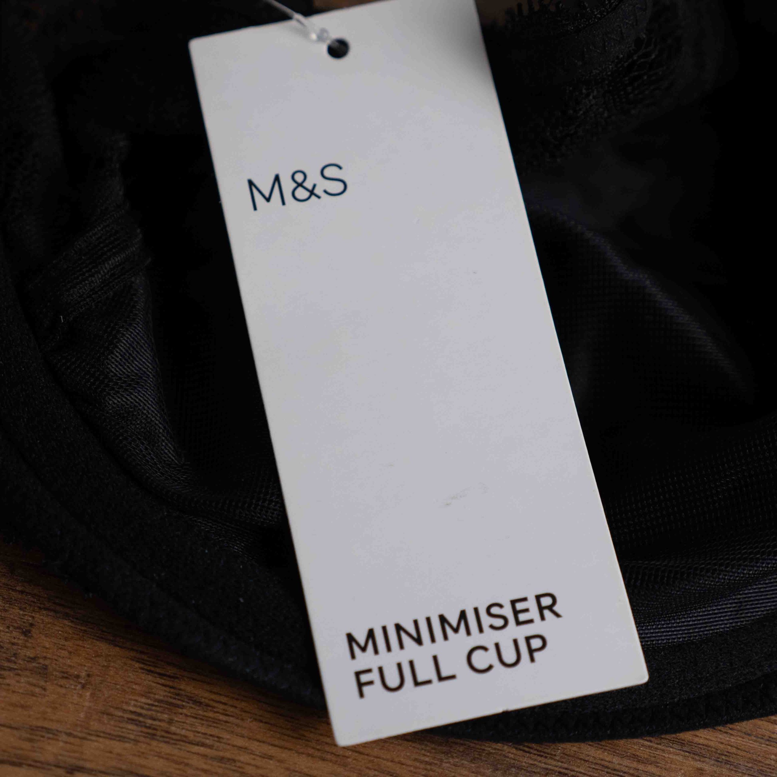 M&S 32F Black Lace Underwired Bra NWT RRP £18.00 image 6