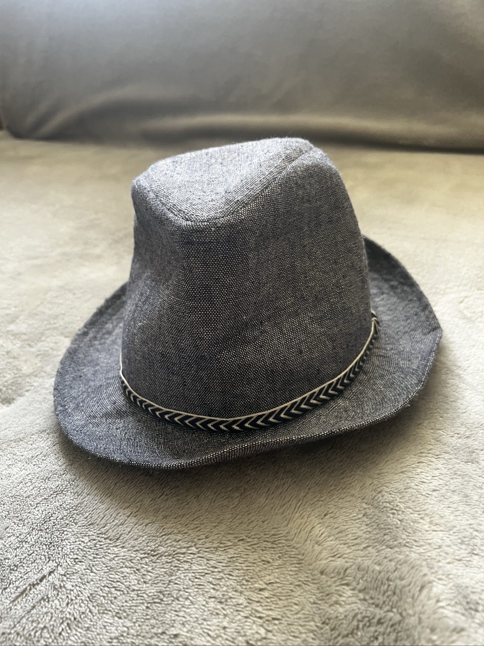 Next Kids' Grey Linen Blend Fedora Hat 3-4 Years