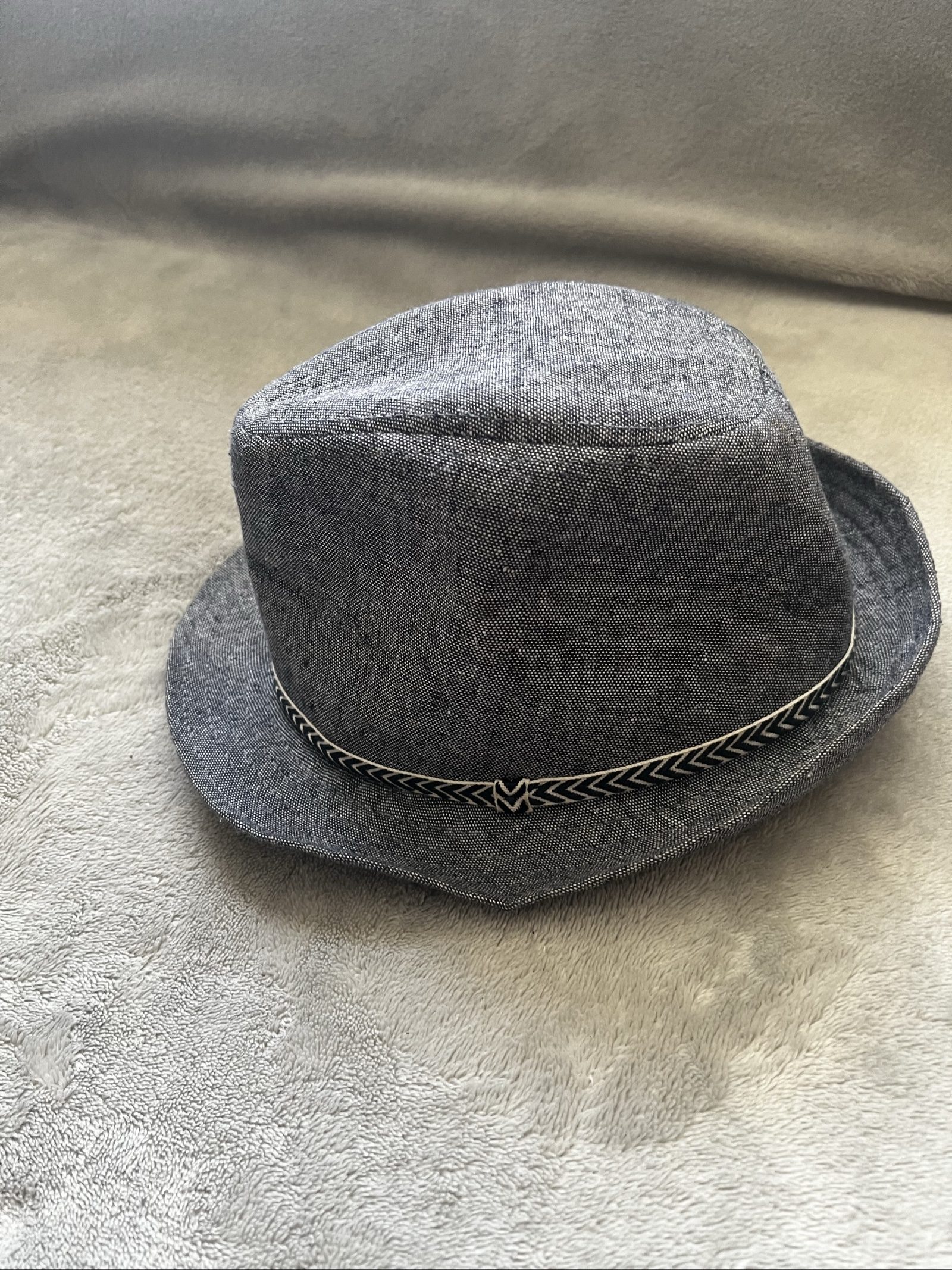 Next Kids' Grey Linen Blend Fedora Hat 3-4 Years image 2
