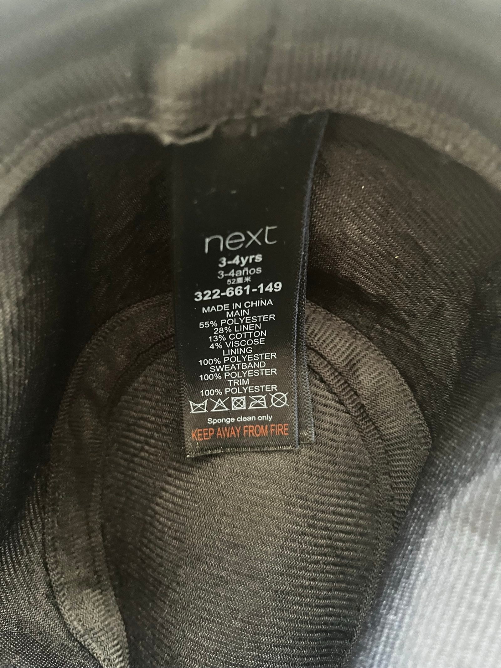 Next Kids' Grey Linen Blend Fedora Hat 3-4 Years image 4