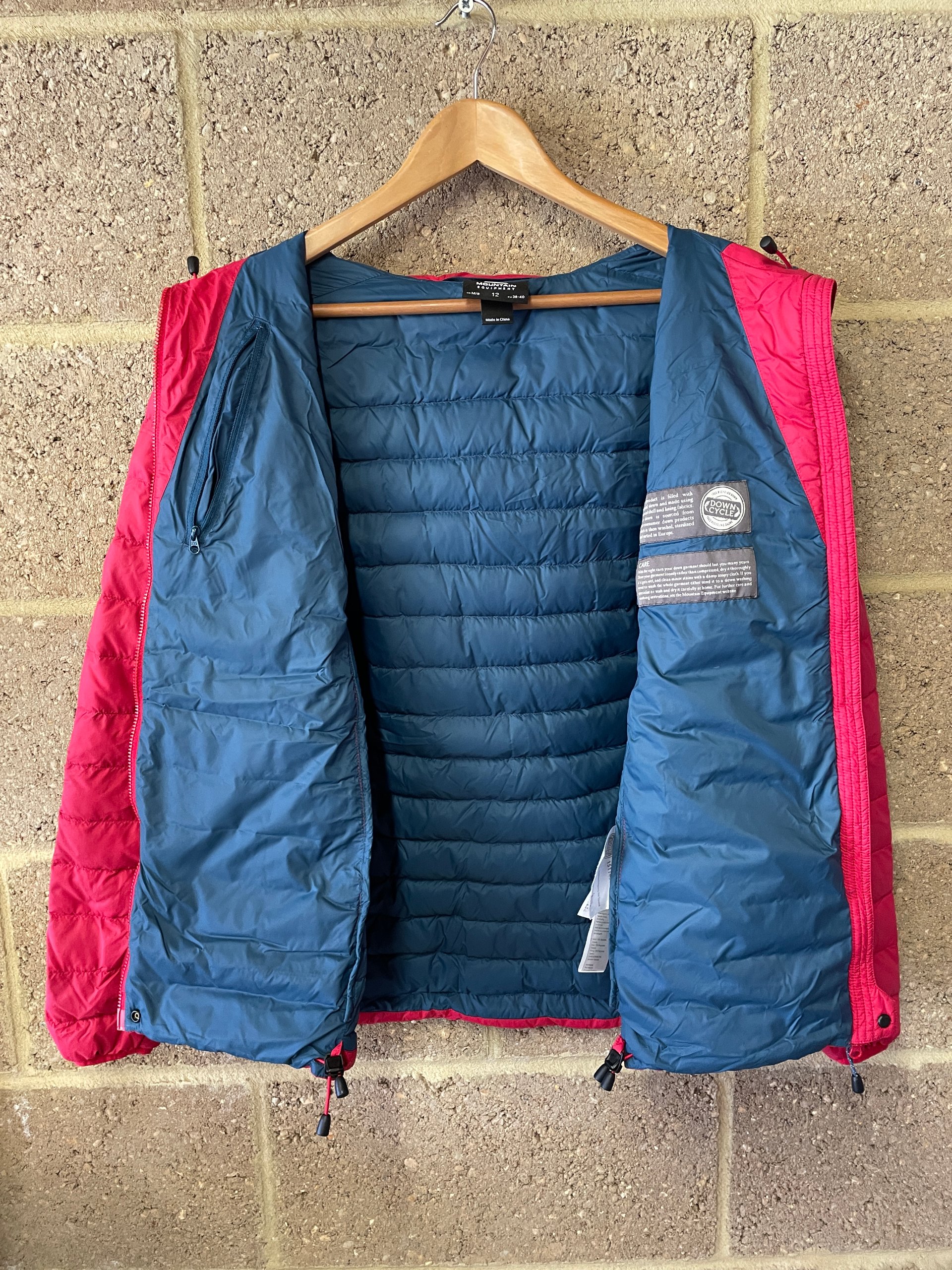 Mountain Equipment Earthrise Women's Hooded Recycled Down Jacket UK 12 Pink image 7