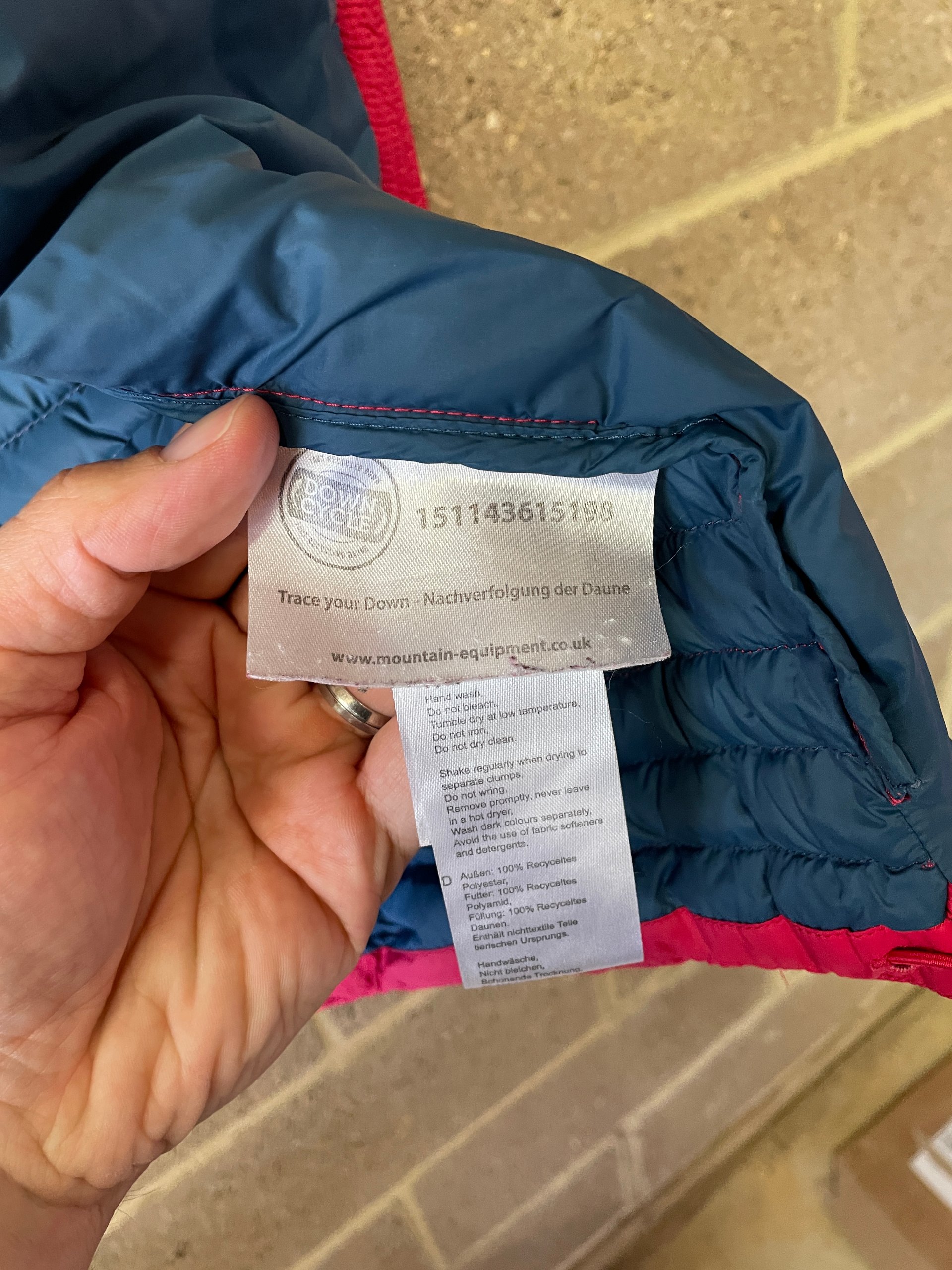Mountain Equipment Earthrise Women's Hooded Recycled Down Jacket UK 12 Pink image 10
