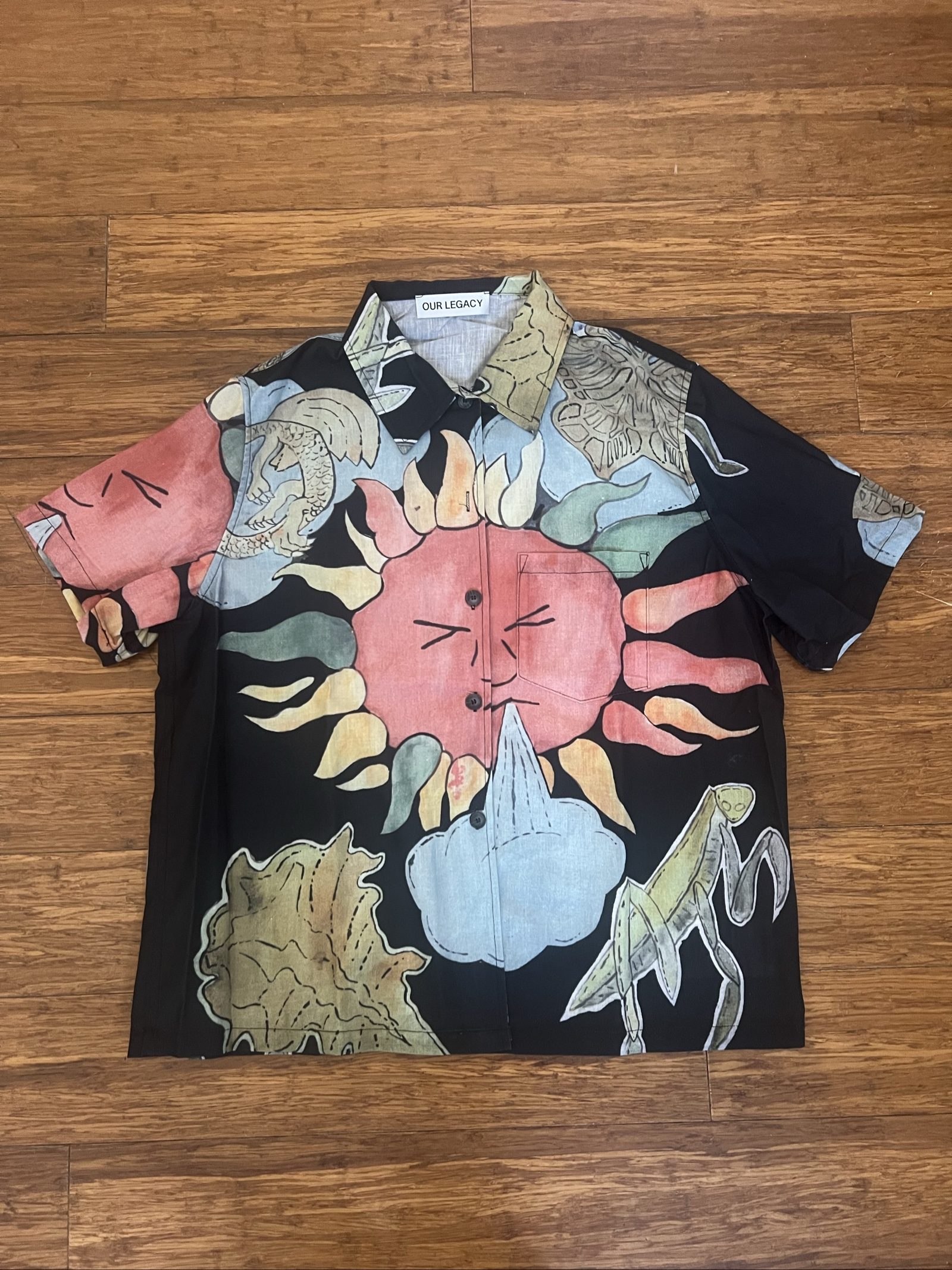 Our Legacy Box Shirt Solar Power Print SS25 image 2