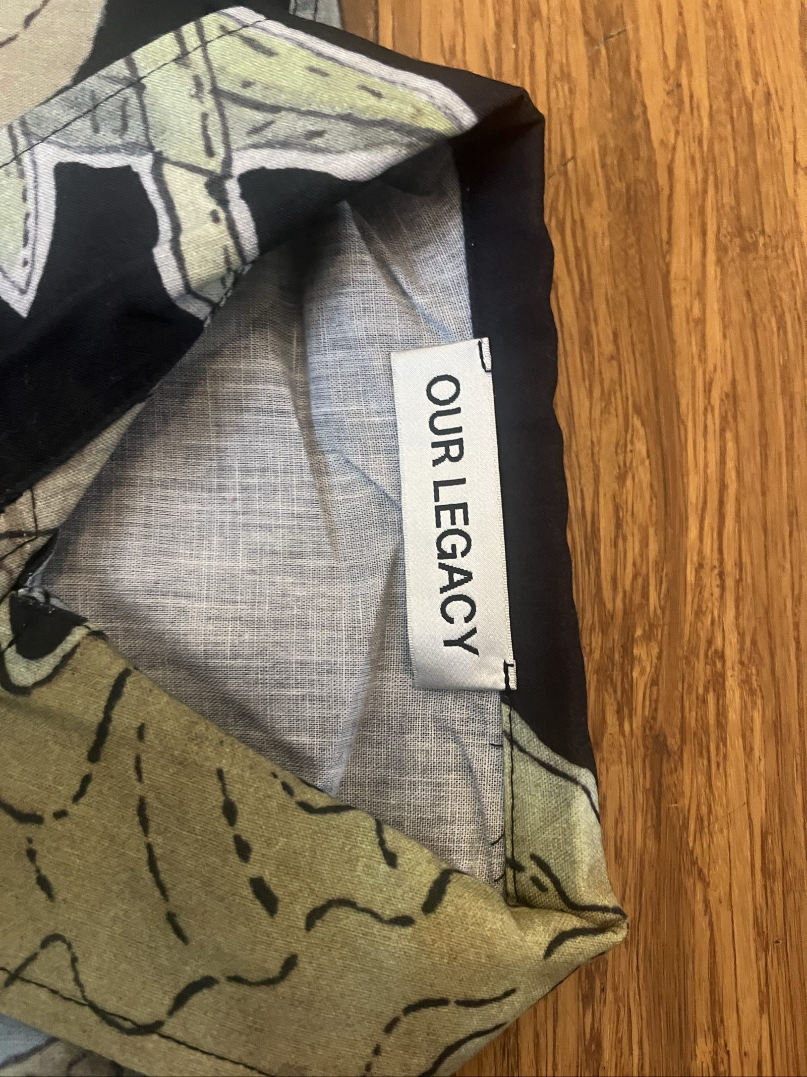 Our Legacy Box Shirt Solar Power Print SS25 image 3