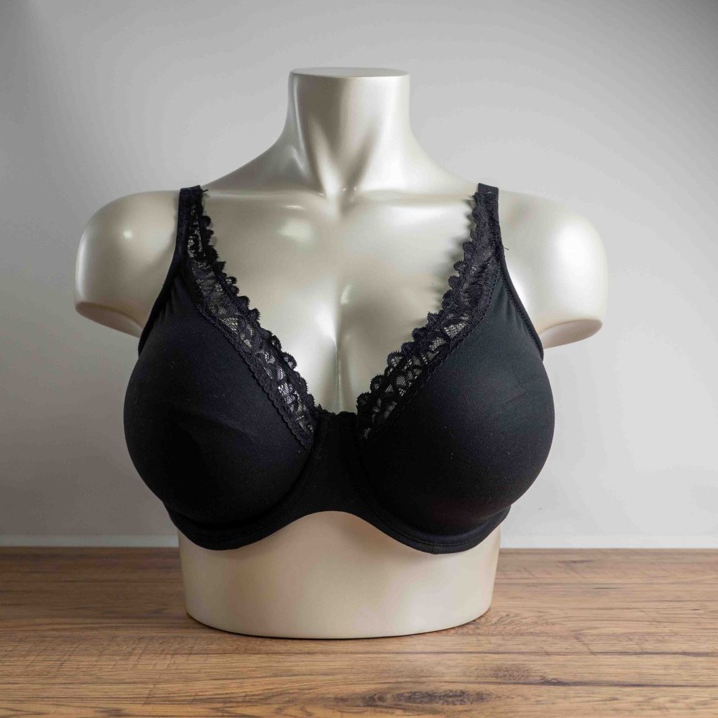 Next 36DD Black Plunge Bra NWT