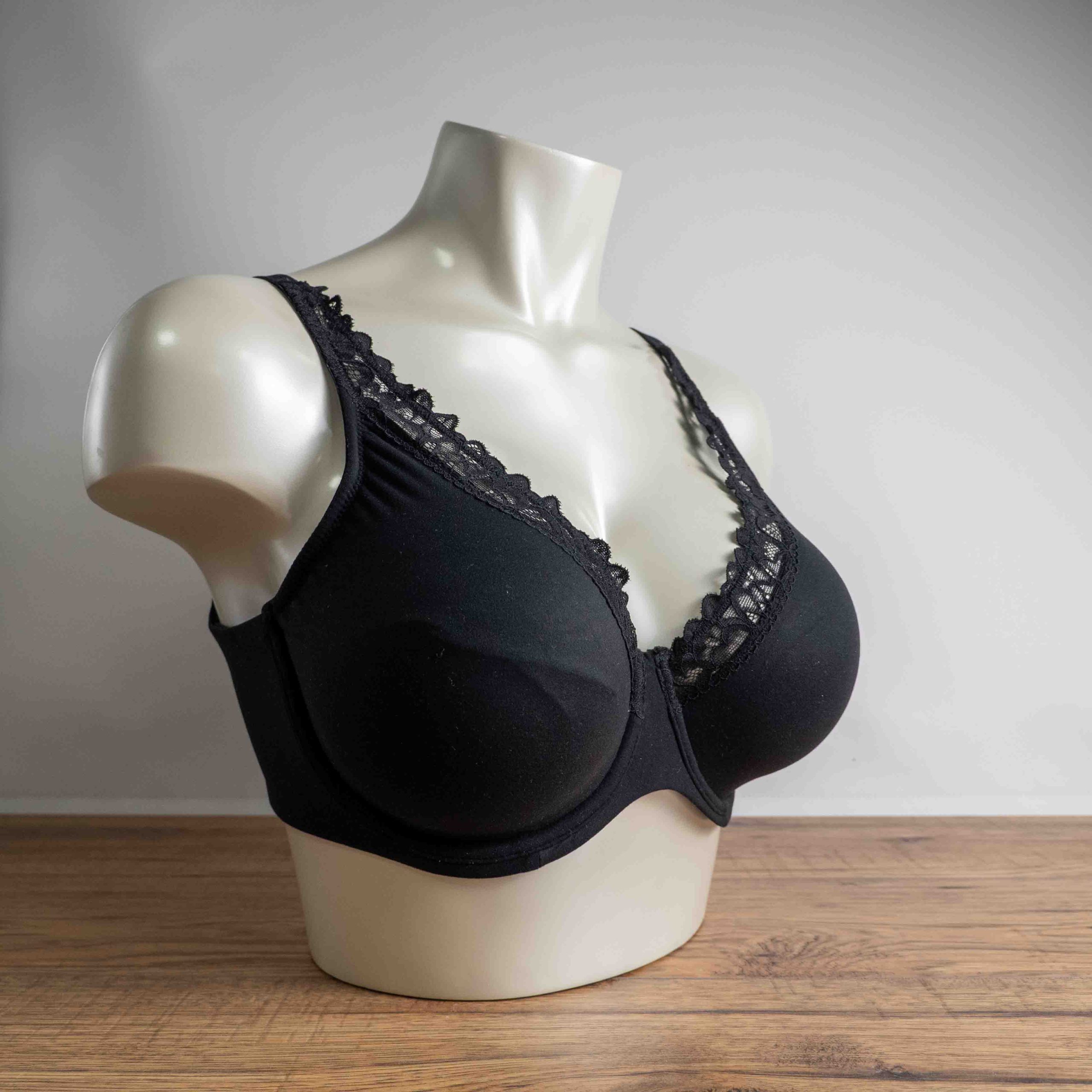Next 36DD Black Plunge Bra NWT image 2