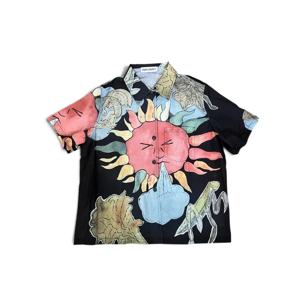 Our Legacy Box Shirt Solar Power Print SS25