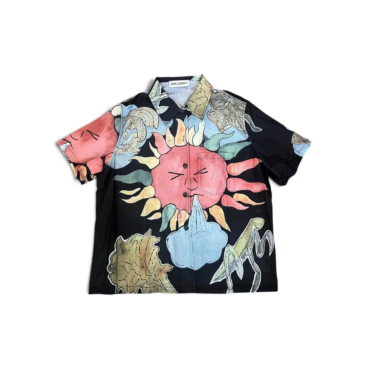 Our Legacy Box Shirt Solar Power Print SS25