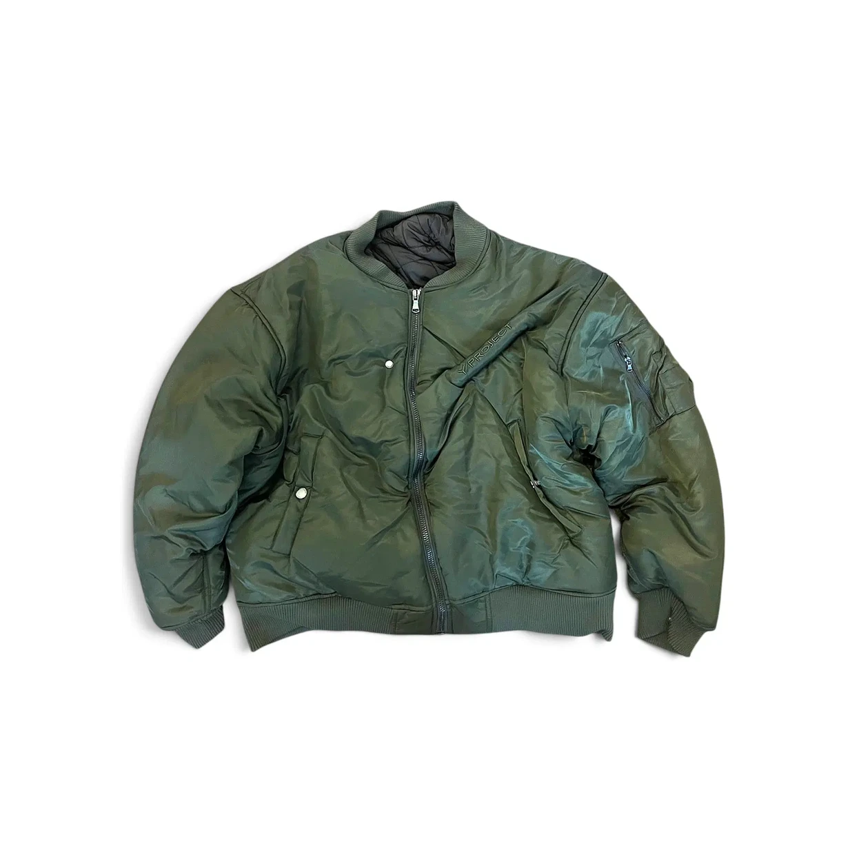 Y/Project Pinched Logo Bomber