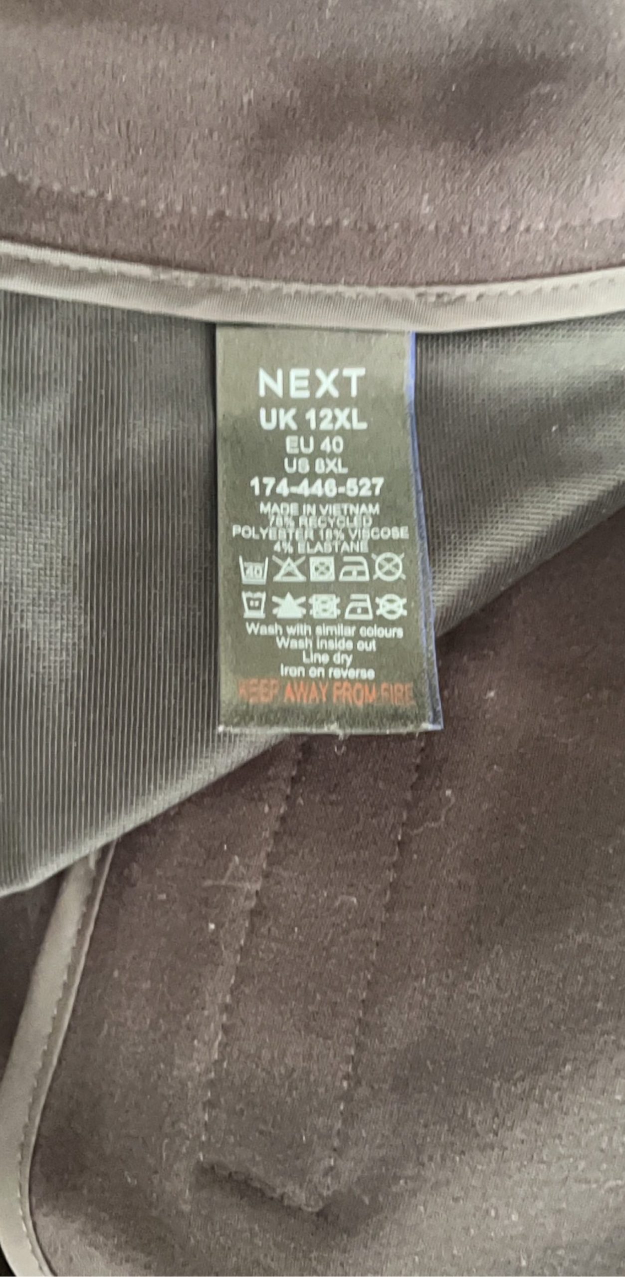 Next Black Women's Tailored Trousers UK 12XL image 6