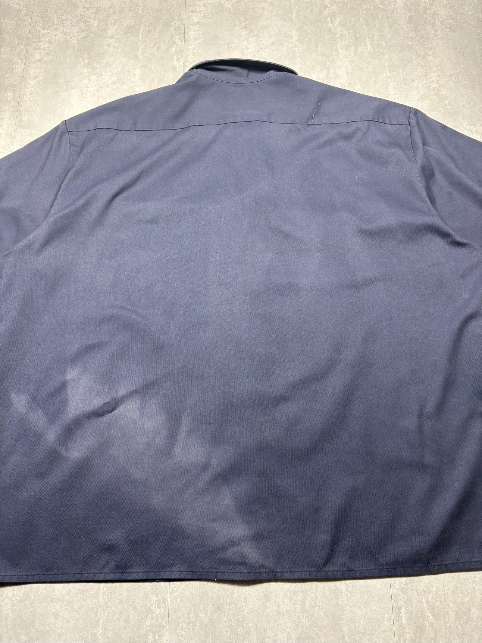 Dickies Navy Work Shirt 4XL Polyester Cotton image 6