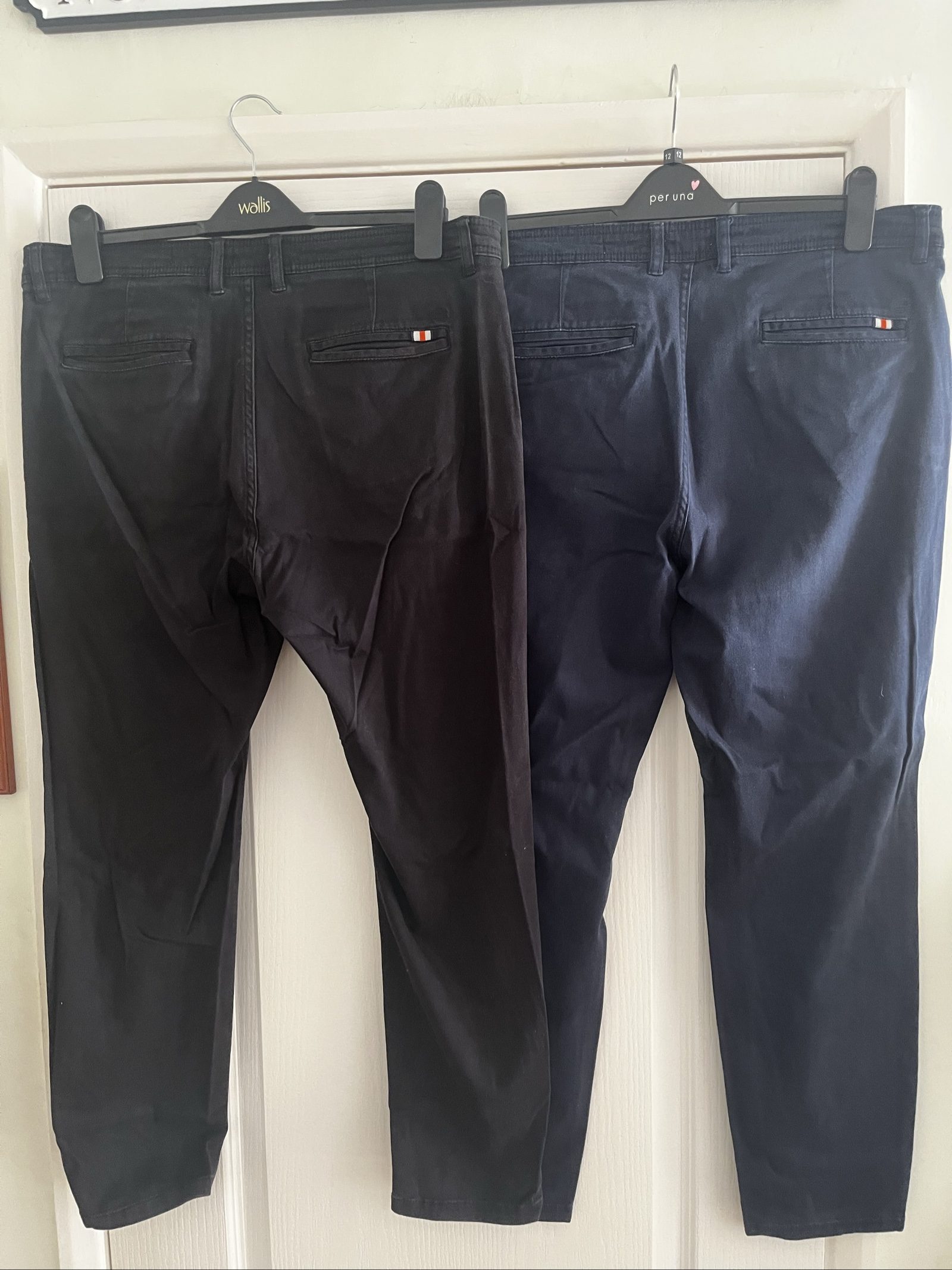 SoulCal & Co Navy & Black Chinos UK 34W Slim Fit image 6