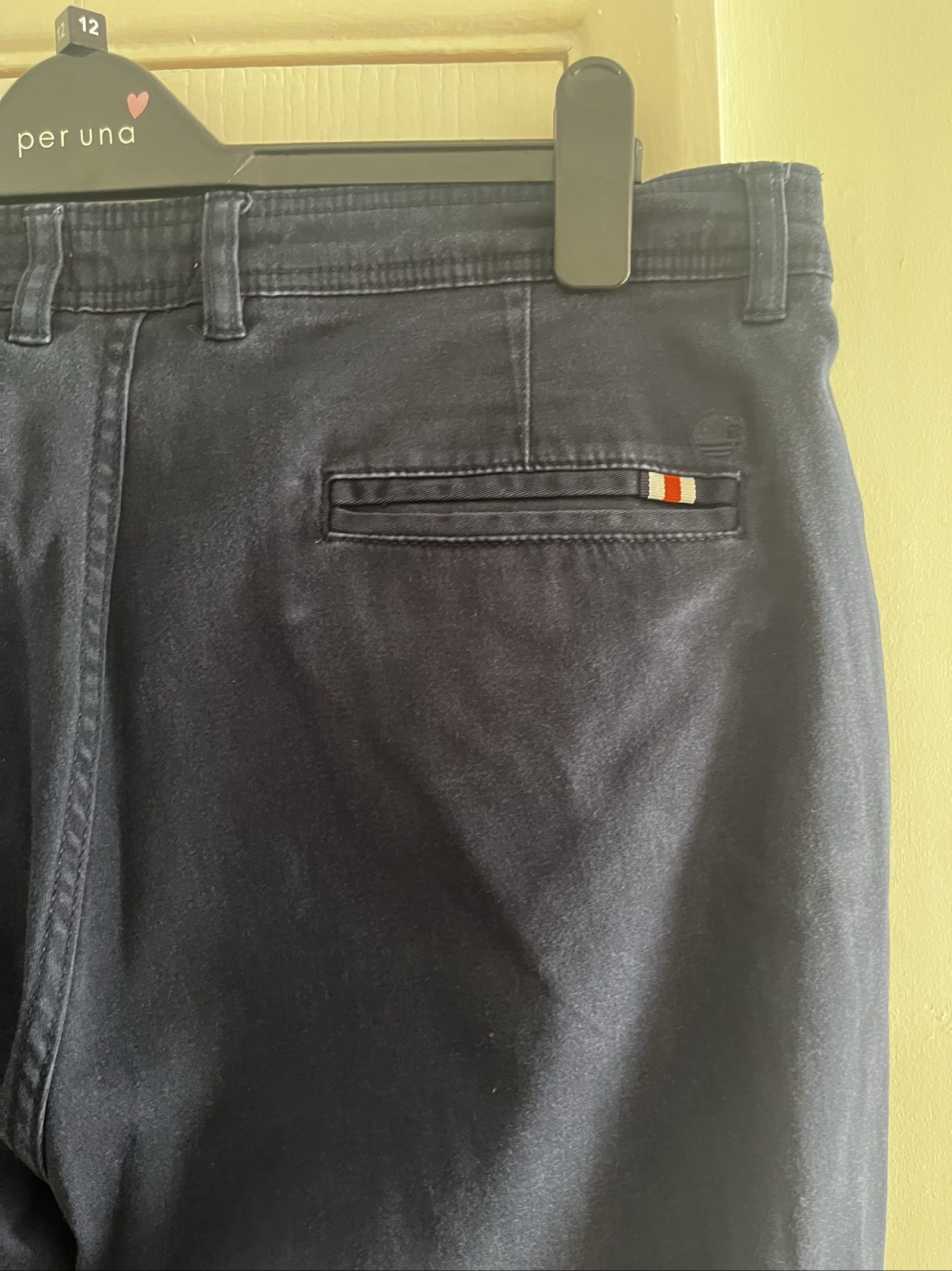 SoulCal & Co Navy & Black Chinos UK 34W Slim Fit image 7