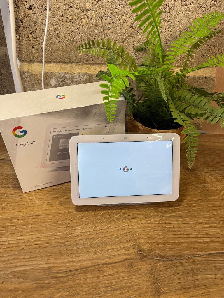 Google Nest Hub 2nd Generation Smart Home Assistant, White