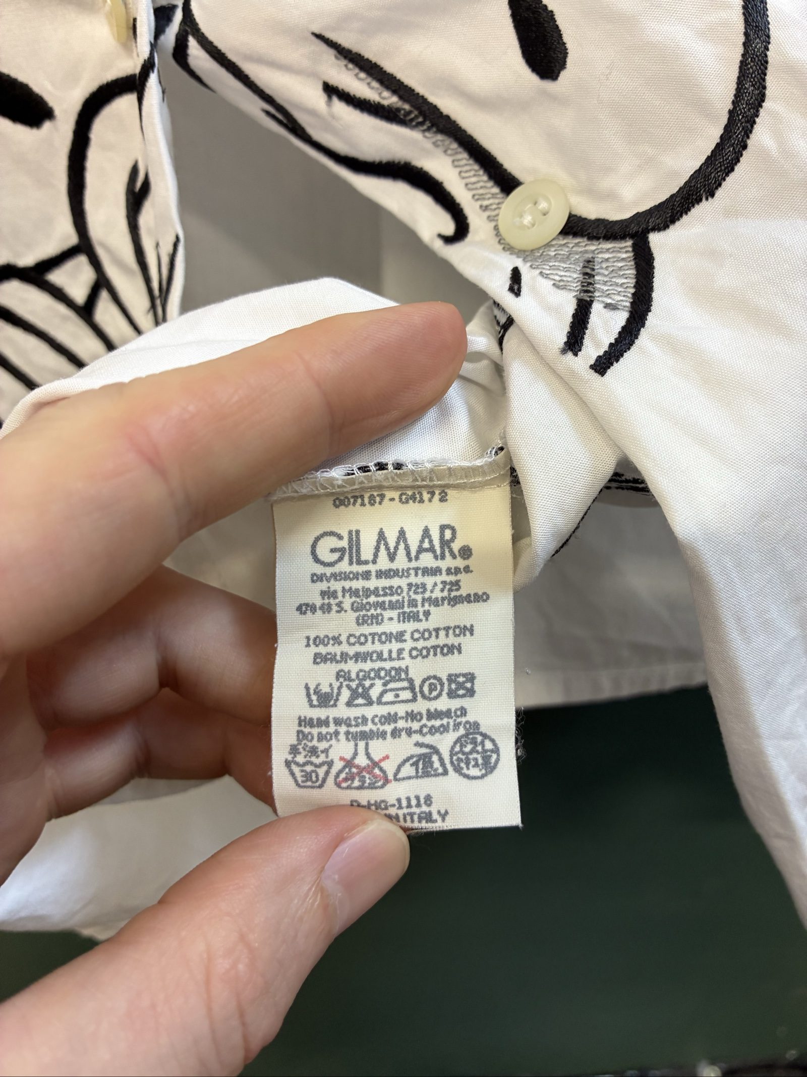 Vintage Iceberg History Disney 101 Dalmatians White Cotton Shirt Size 44 medium image 7