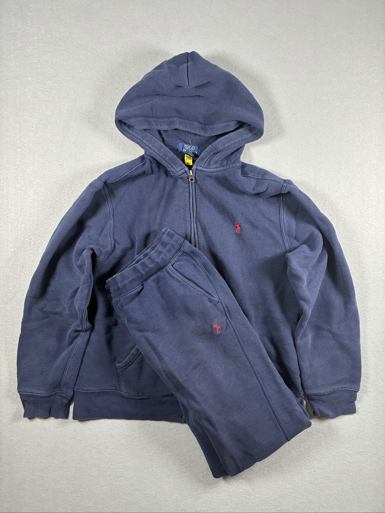 Polo Ralph Lauren Navy Blue Hoodie & Joggers Set Large