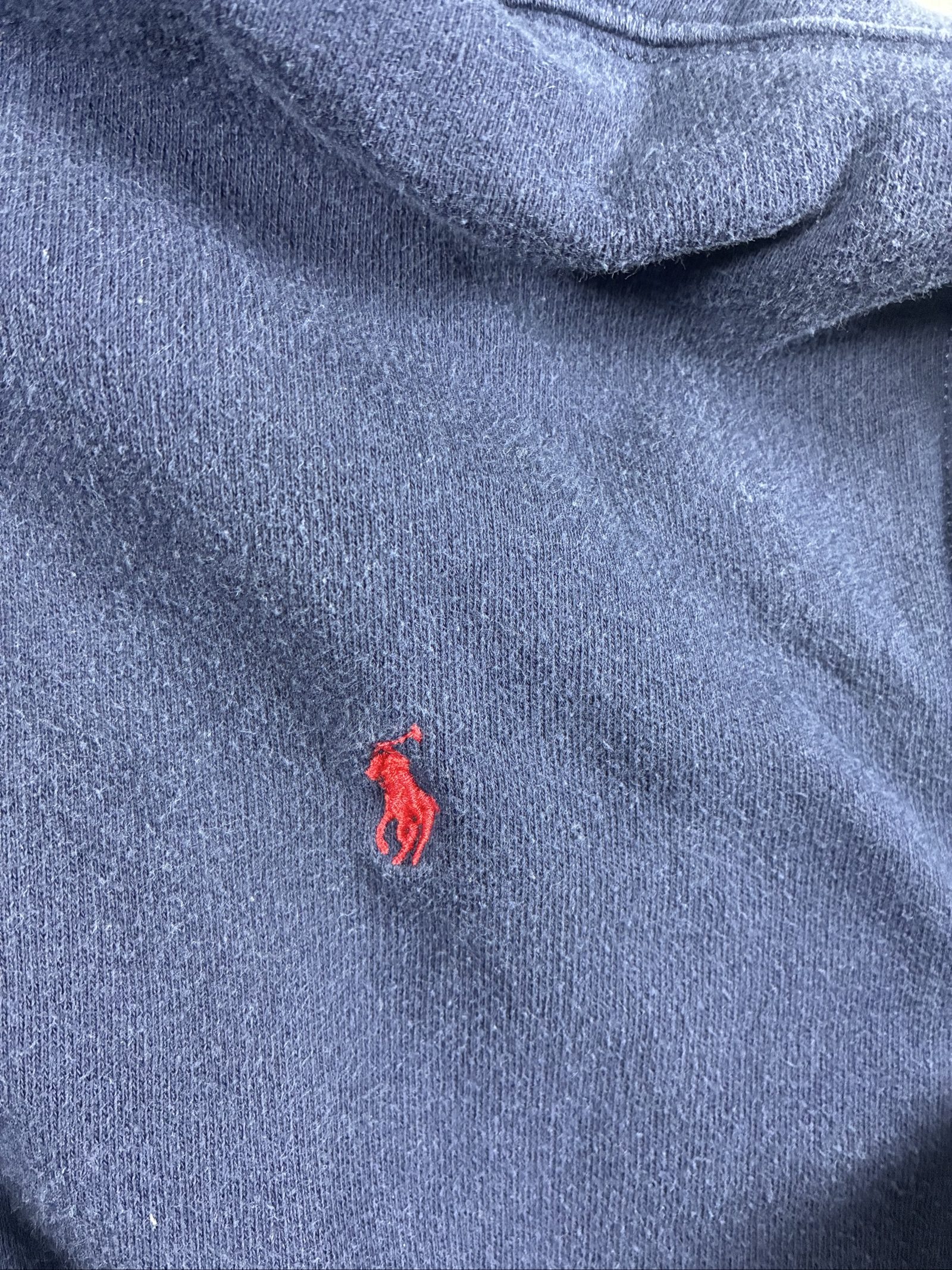 Polo Ralph Lauren Navy Blue Hoodie & Joggers Set Large image 3