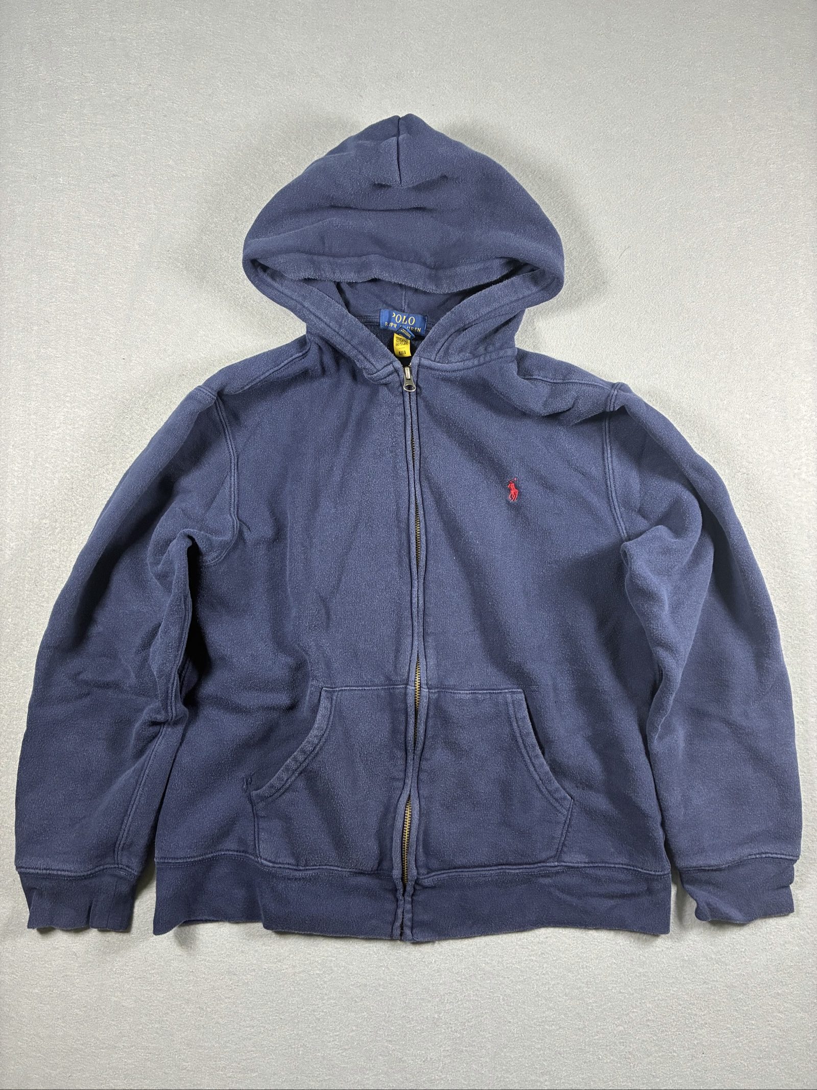 Polo Ralph Lauren Navy Blue Hoodie & Joggers Set Large image 4