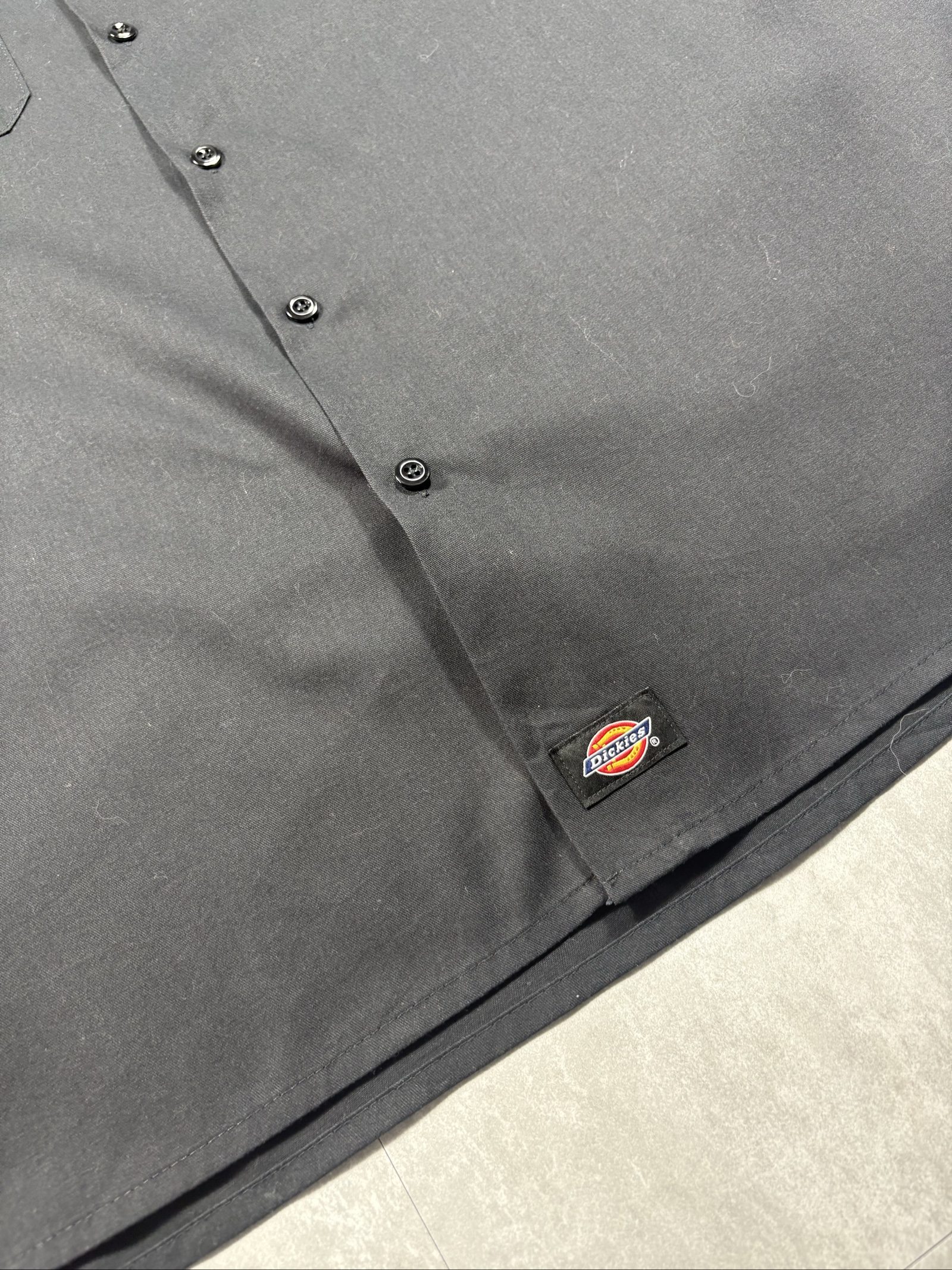 Dickies Men's Black Flex Work Shirt 3XL Button Up image 3