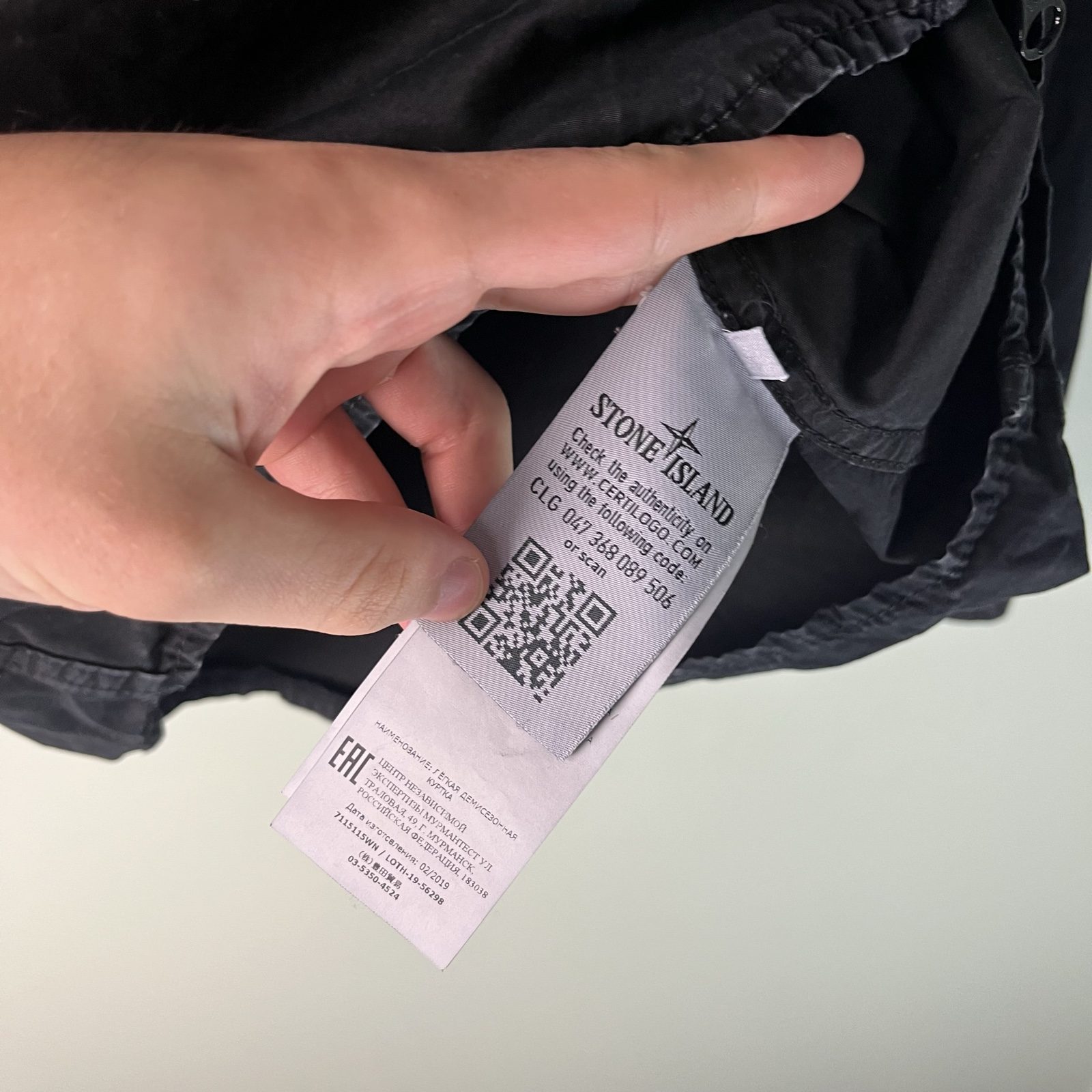 Stone Island Black Cotton Overshirt Large Chest Pocket image 5