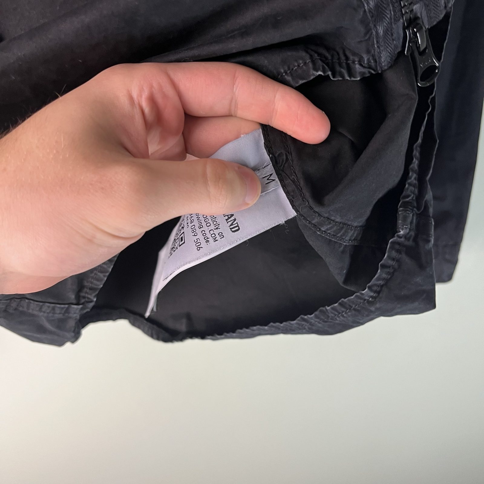 Stone Island Black Cotton Overshirt Large Chest Pocket image 6