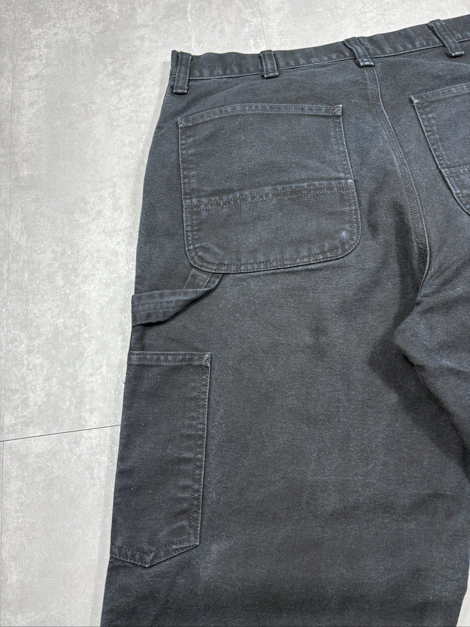 Carhartt Black Cotton Canvas Double Knee Carpenter Pants W32 Men's image 5