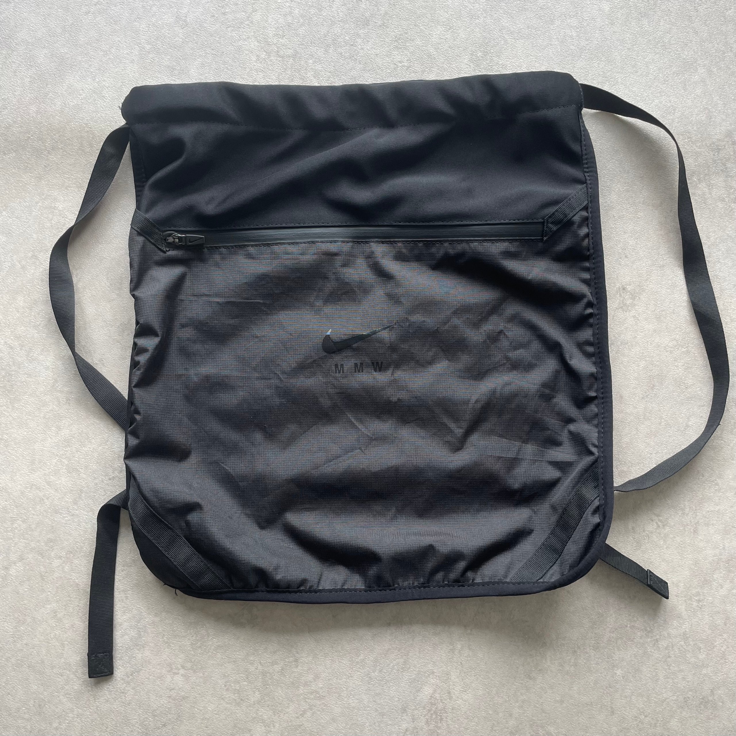 Nike Black MMW Training Series Drawstring Bag