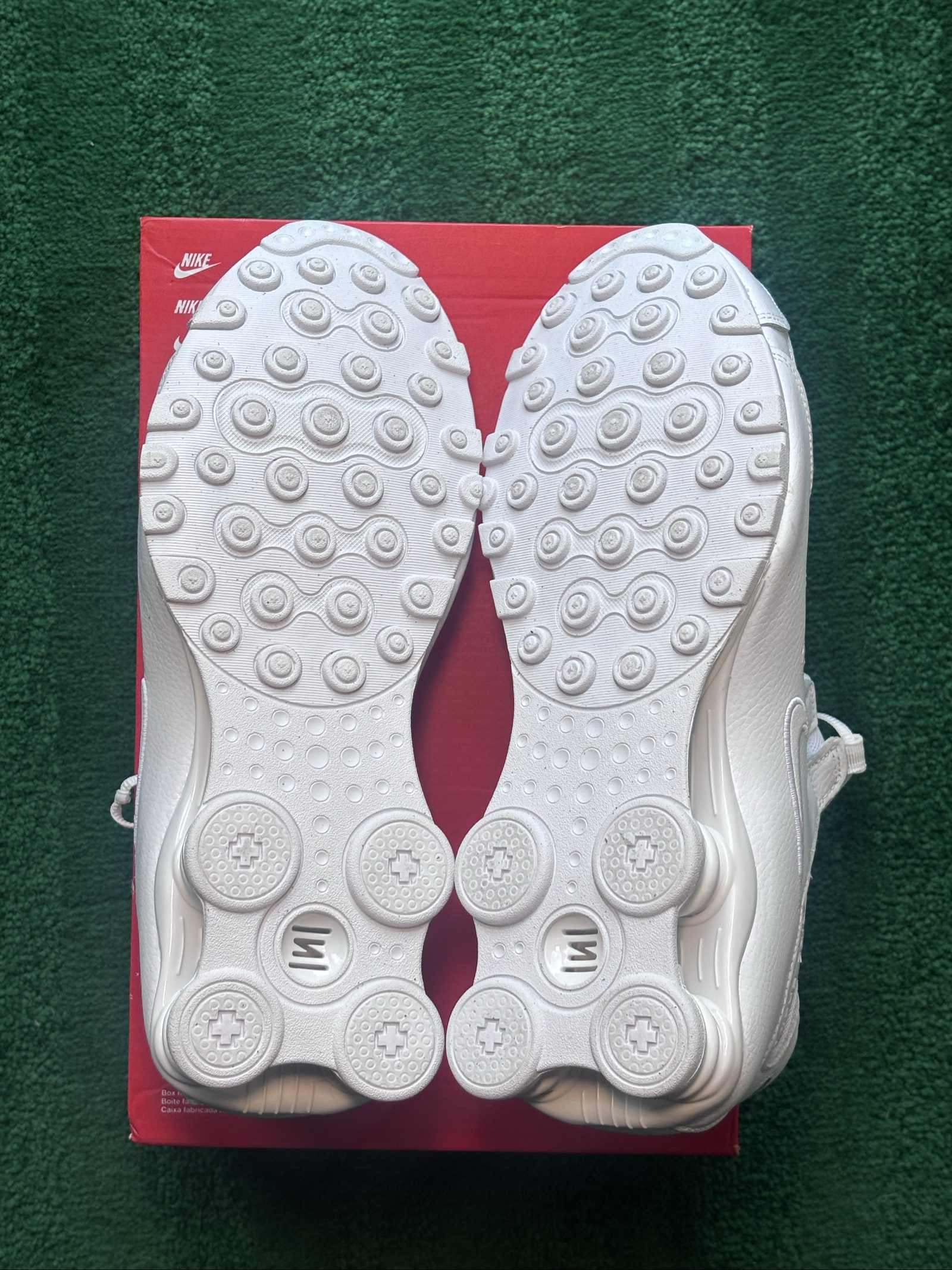 UK 11 Nike Shox NZ | Triple White IQ8623-100 | New image 5