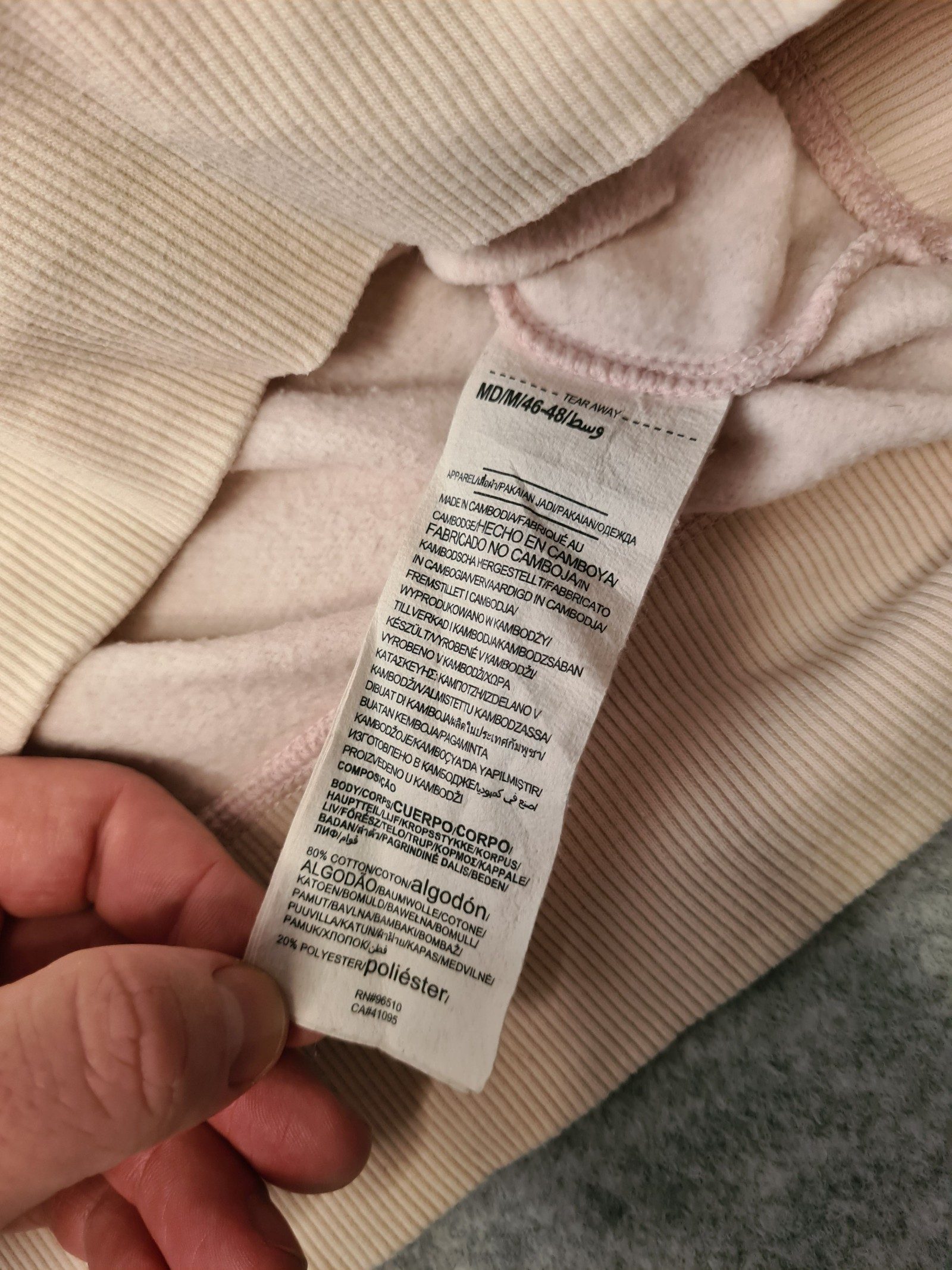 Under Armour Women’s Pink & Beige Pullover Hoodie Medium 1175 image 8