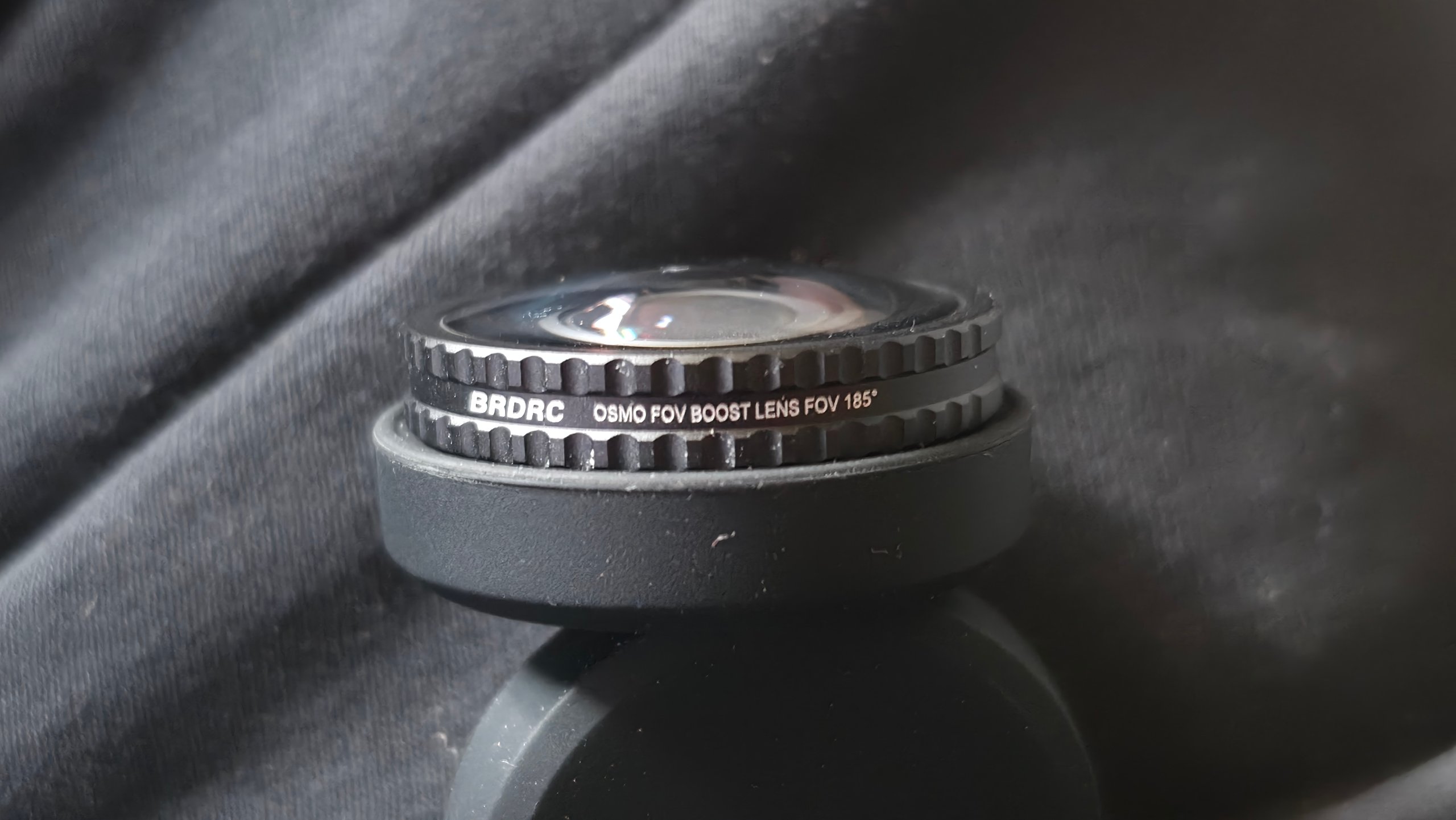 DJI Osmo Weitwinkel FOV Boost Objektiv 185° BRDRC Schwarz image 2