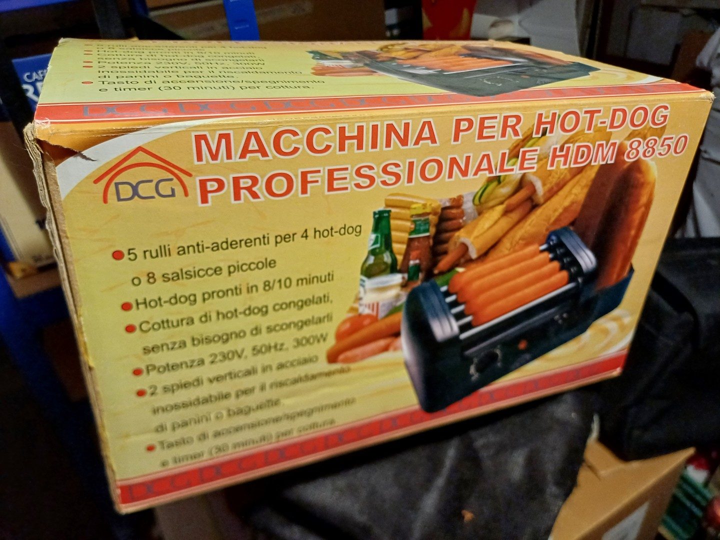 Macchina per HotDog - Hot Dog Maker Electric Roller Grill cm34x20x20h image 6
