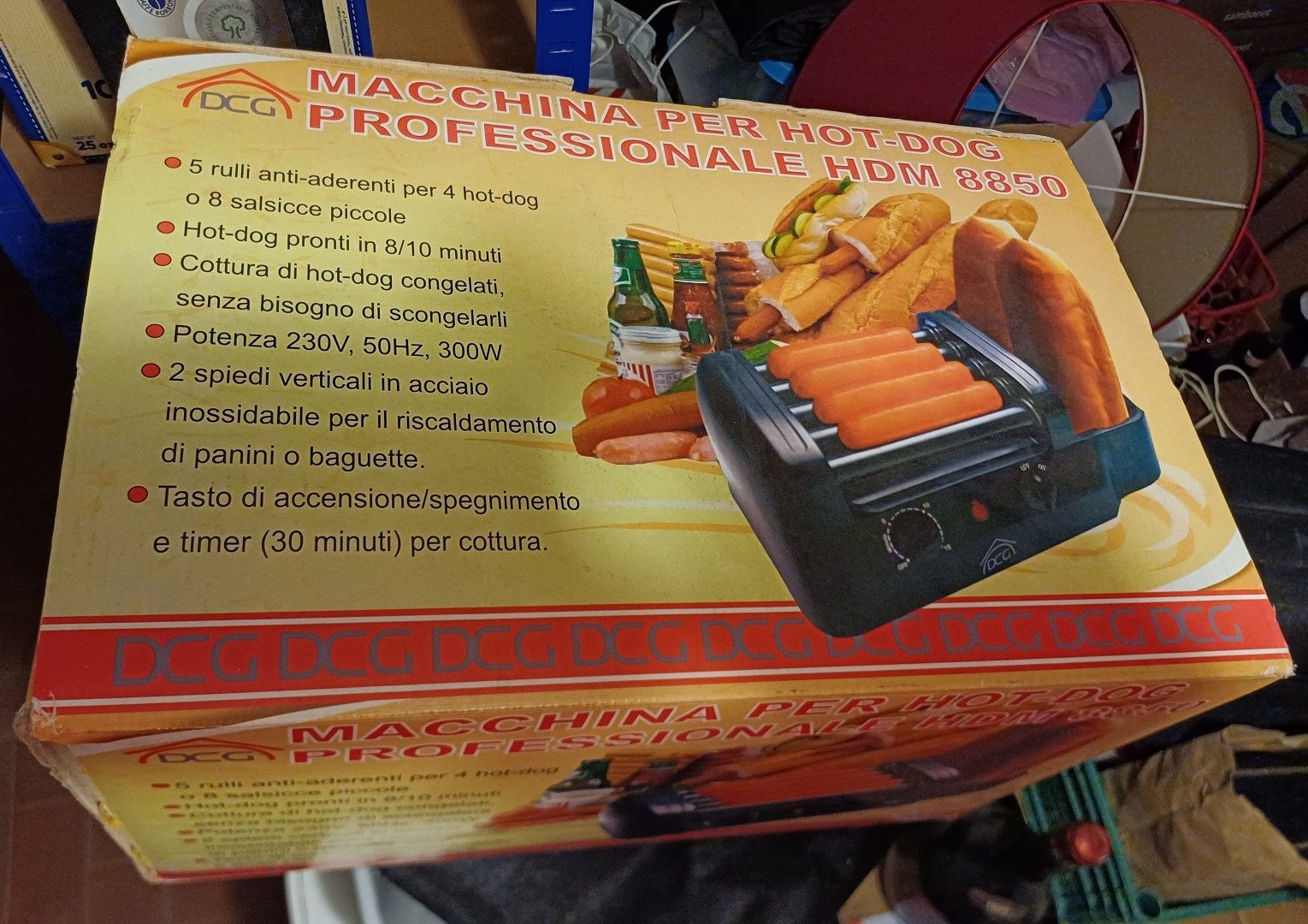 Macchina per HotDog - Hot Dog Maker Electric Roller Grill cm34x20x20h image 7