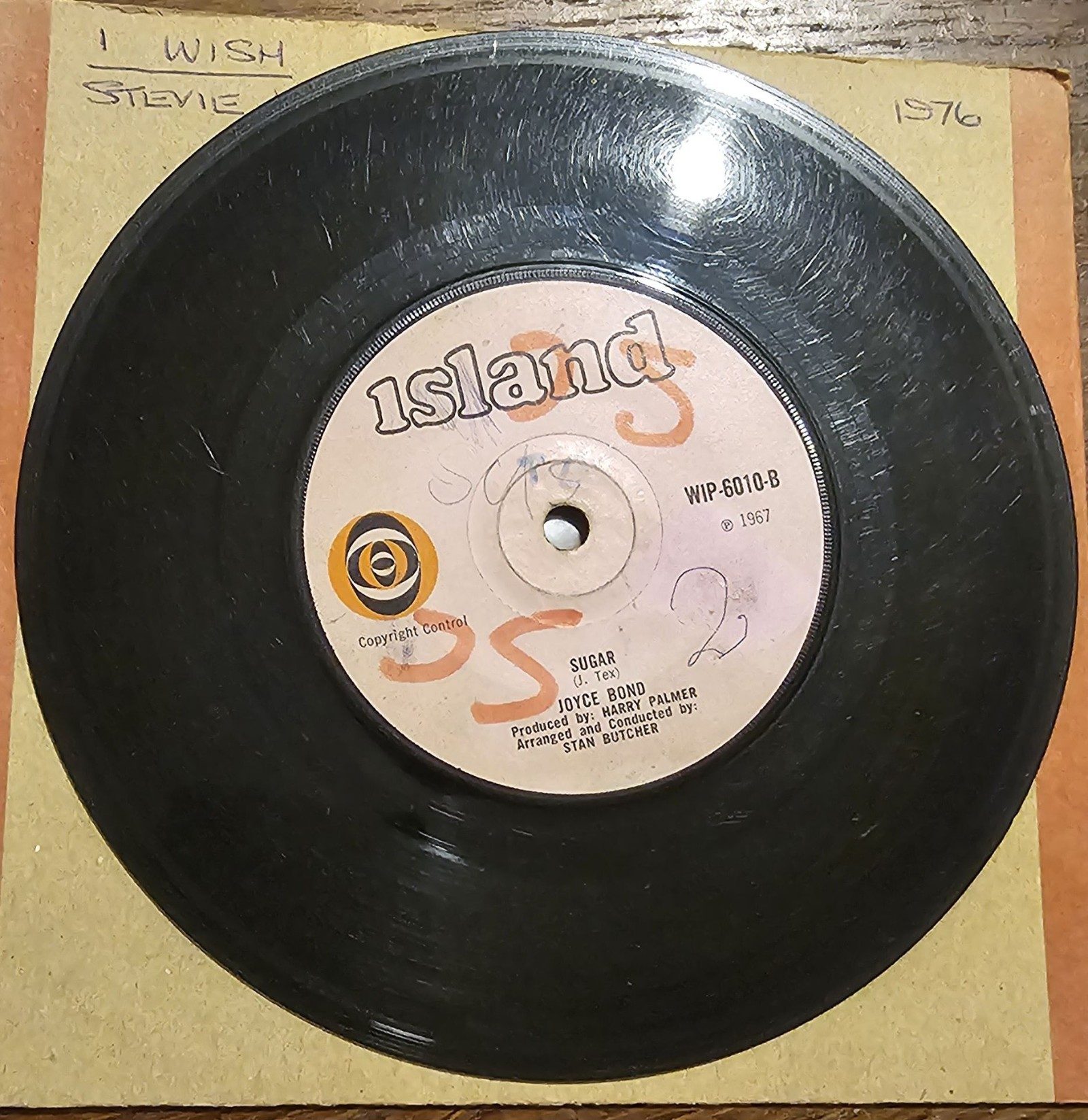 Joyce Bond Do The Teasy Island WIP-6010 7" Vinyl Single image 2