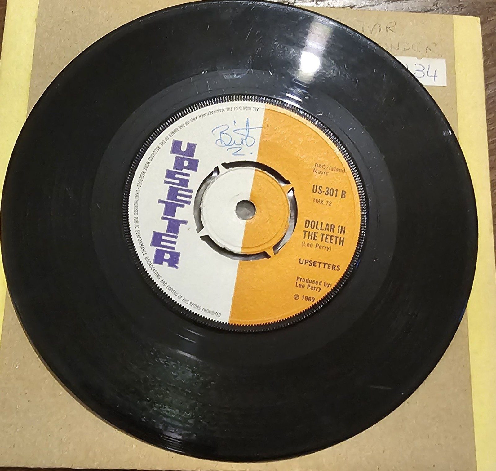 Upsetters Return Of Django Upsetters US-301 7" Vinyl Single image 2