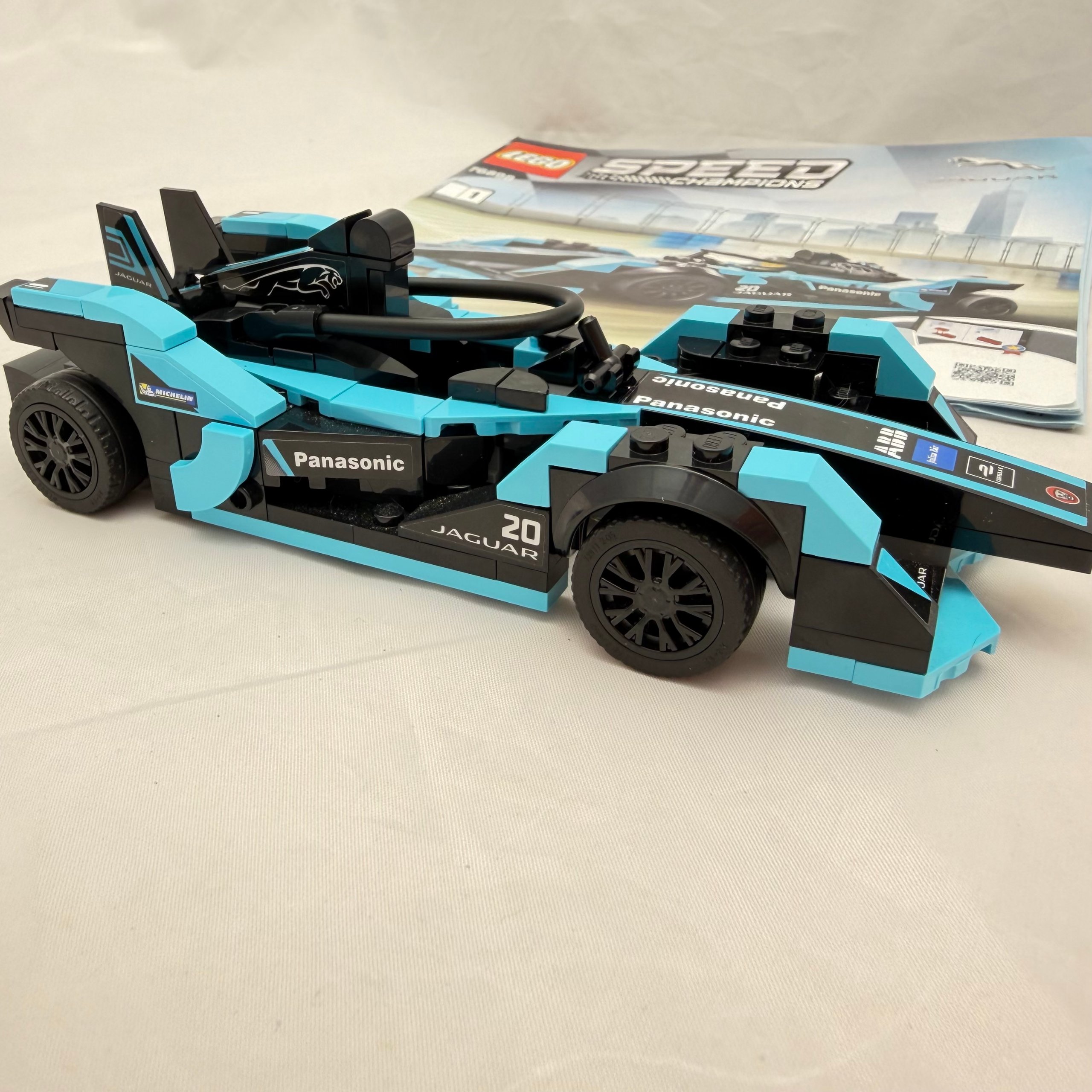LEGO Panasonic Jaguar Speed Champions # 76898 formula E 1 car image 9