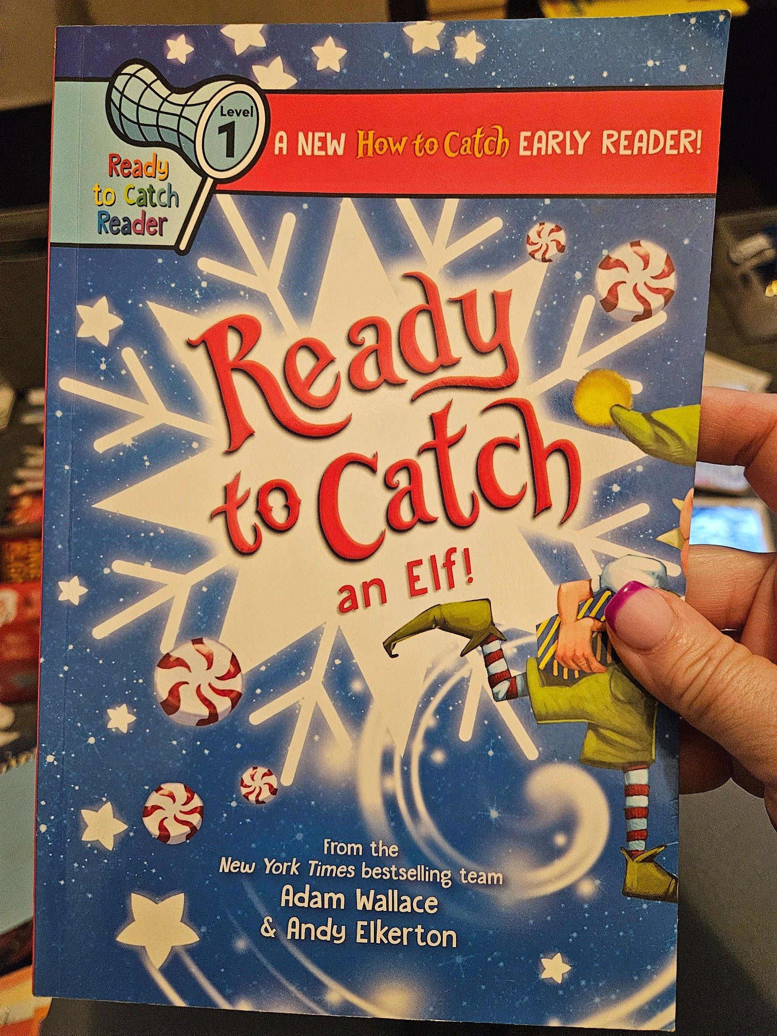 Ready to Catch an Elf! Level 1 Beginner Reader Children's Book