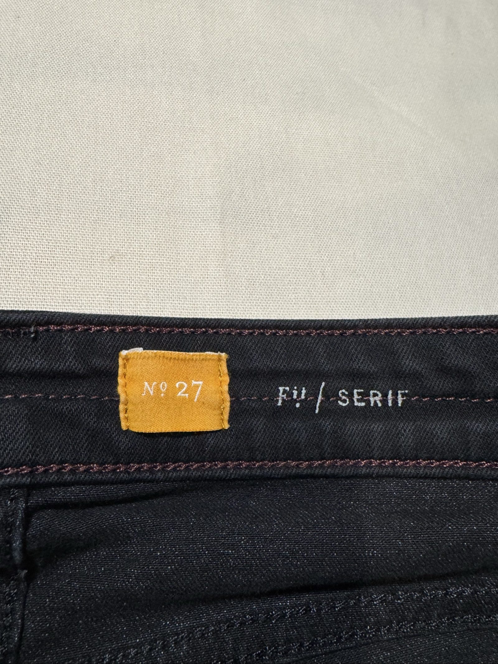 Women’s Pilcro and the Letterpress No. 27 Moto Skinny Jeans - Black - Size 27 image 8