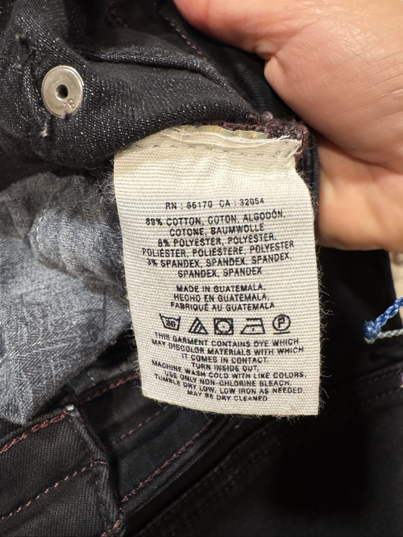 Women’s Pilcro and the Letterpress No. 27 Moto Skinny Jeans - Black - Size 27 image 9